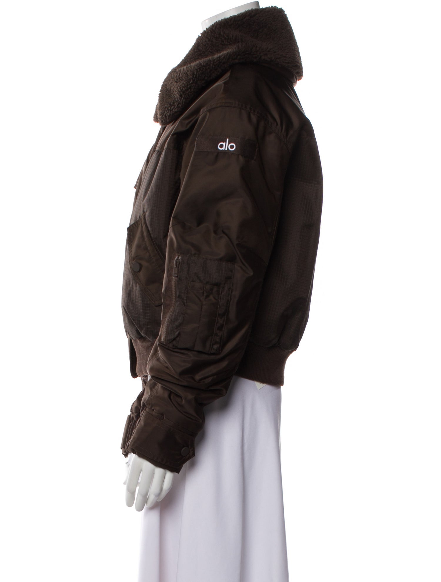 Alo Yoga Nylon Bomber Jacket