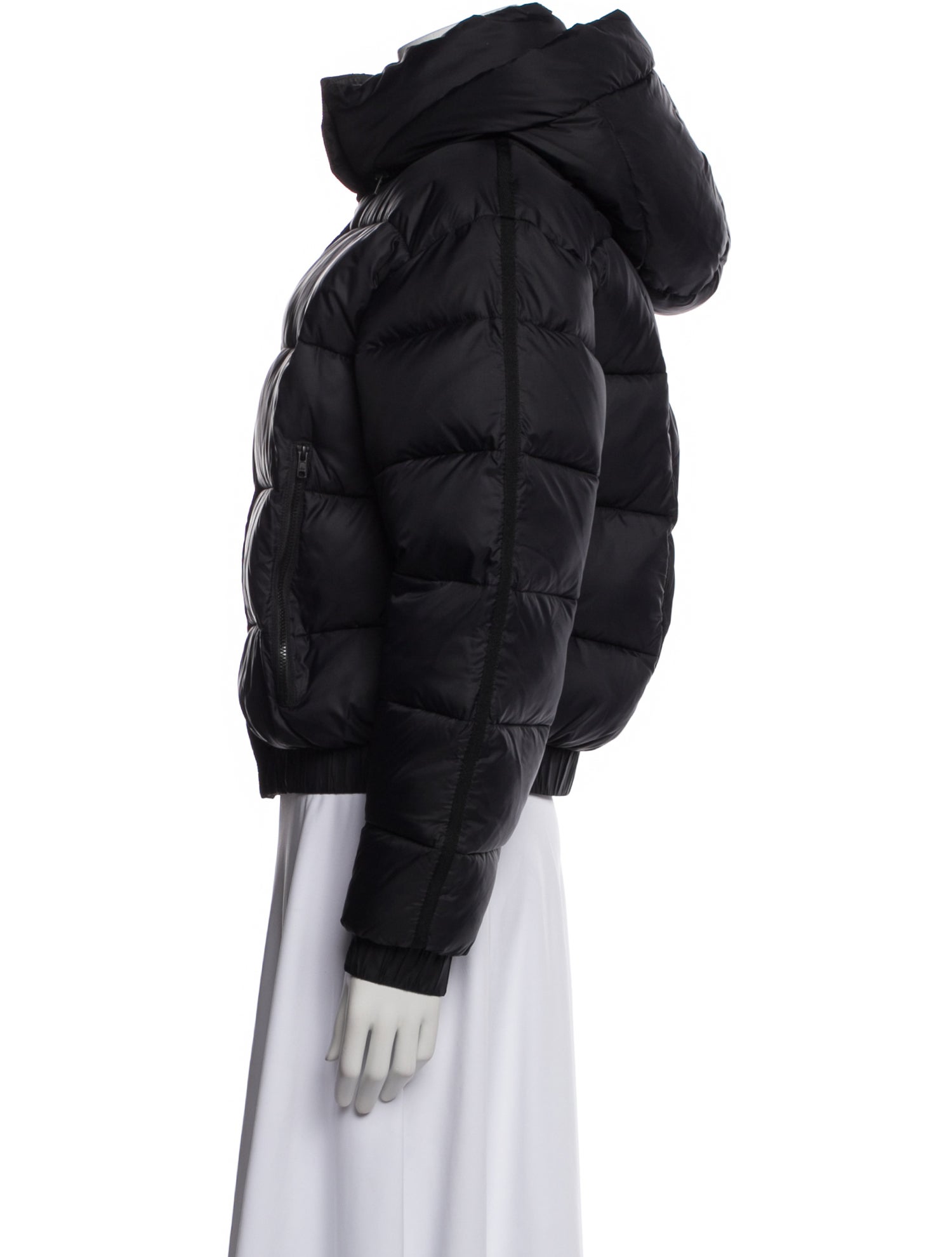 Alo Yoga Aspen Love Puffer Nylon Bomber Jacket