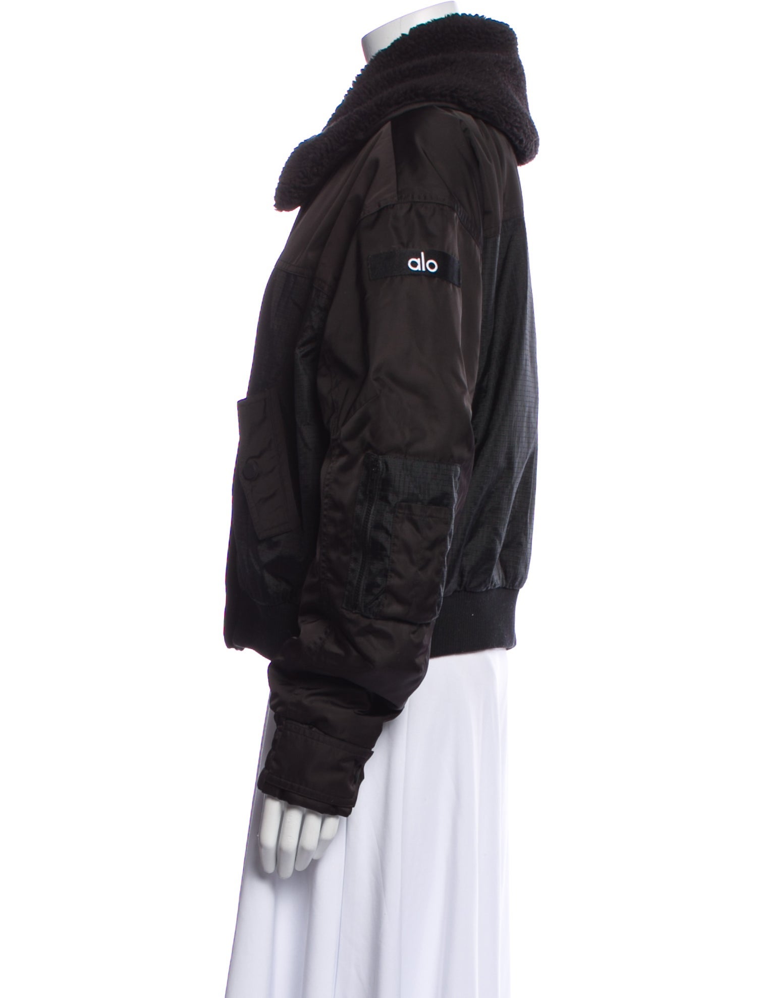 Alo Yoga Nylon Bomber Jacket