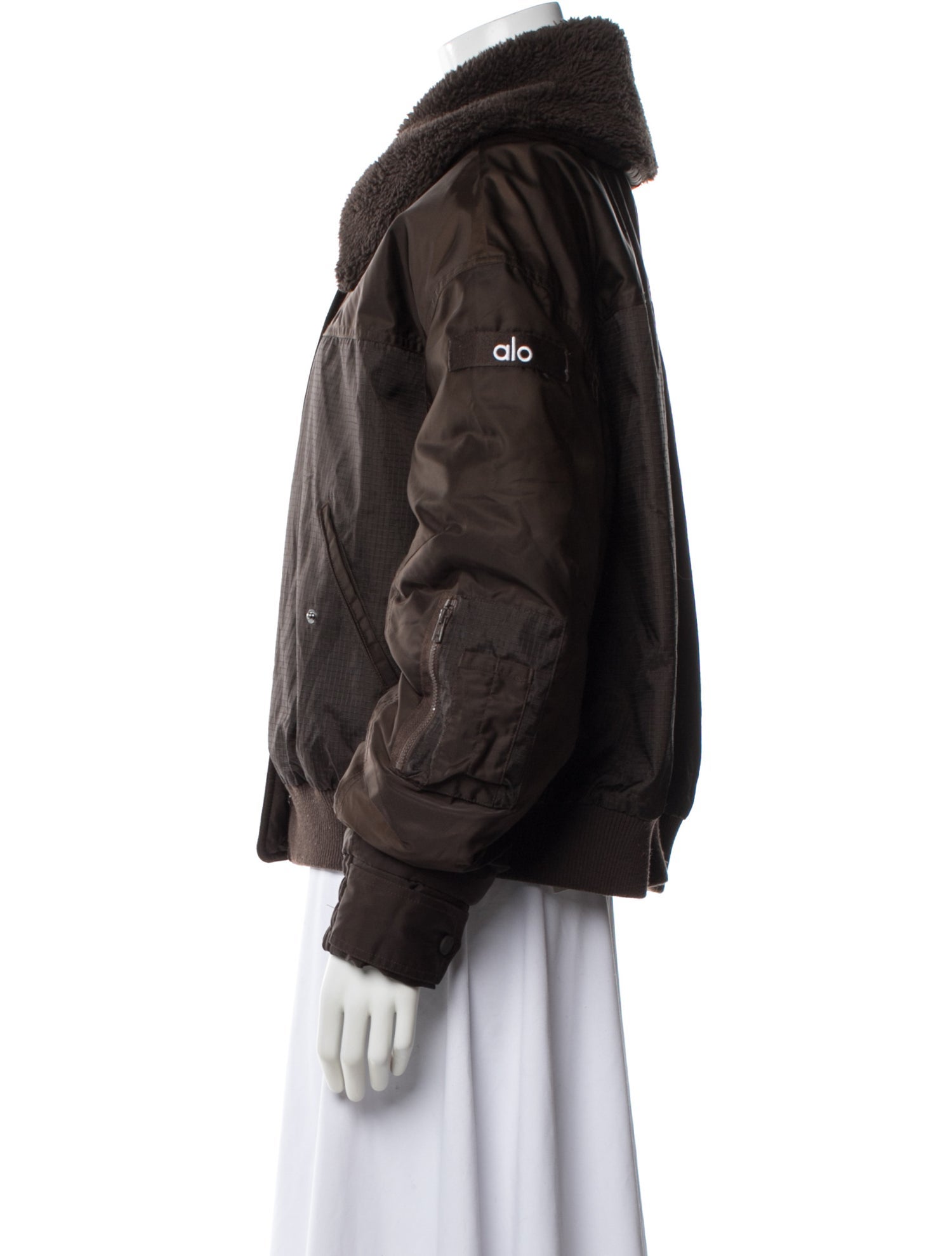 Alo Yoga Nylon Bomber Jacket