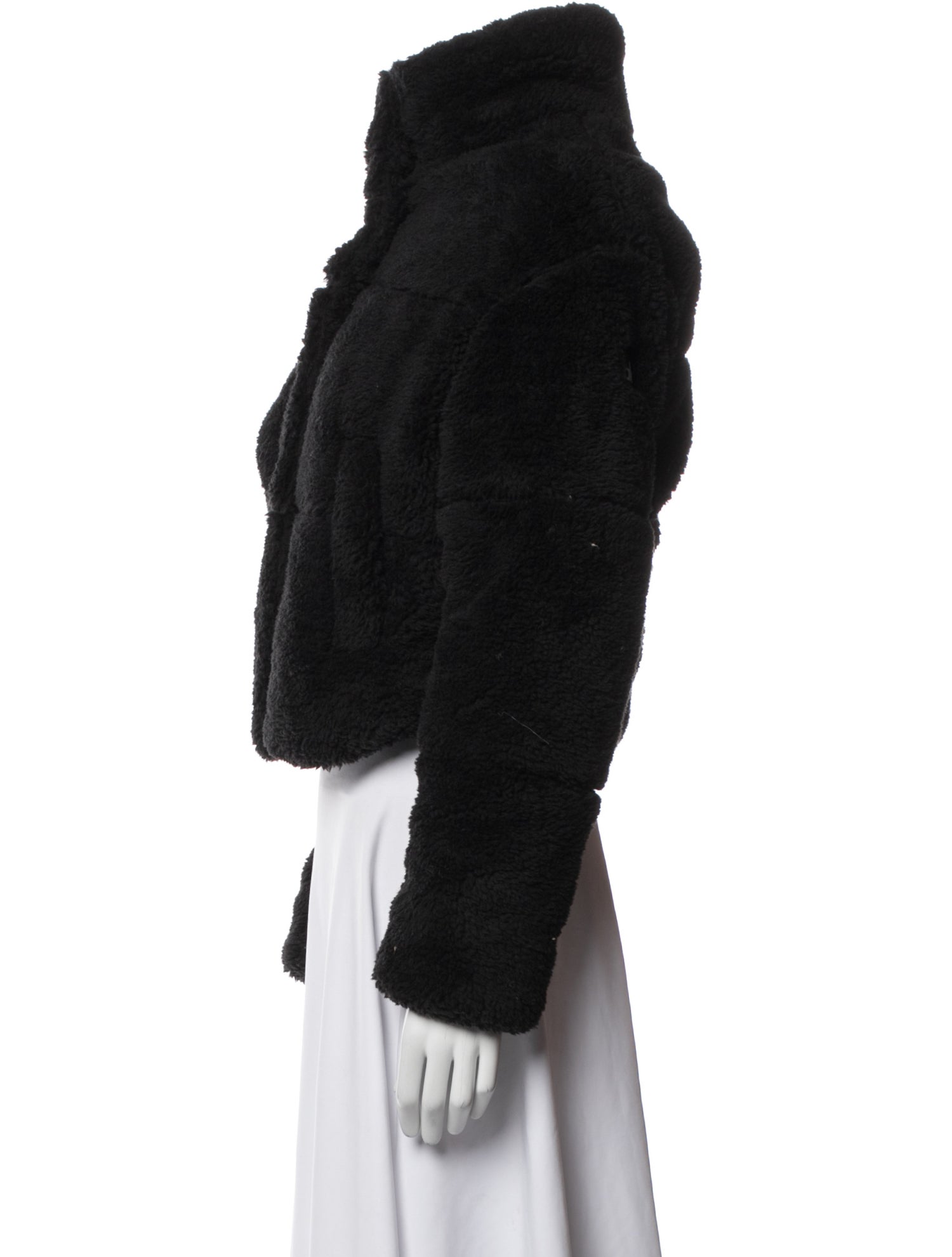 noir kei ninomiya Faux Fur Jacket - Black Jackets, Clothing