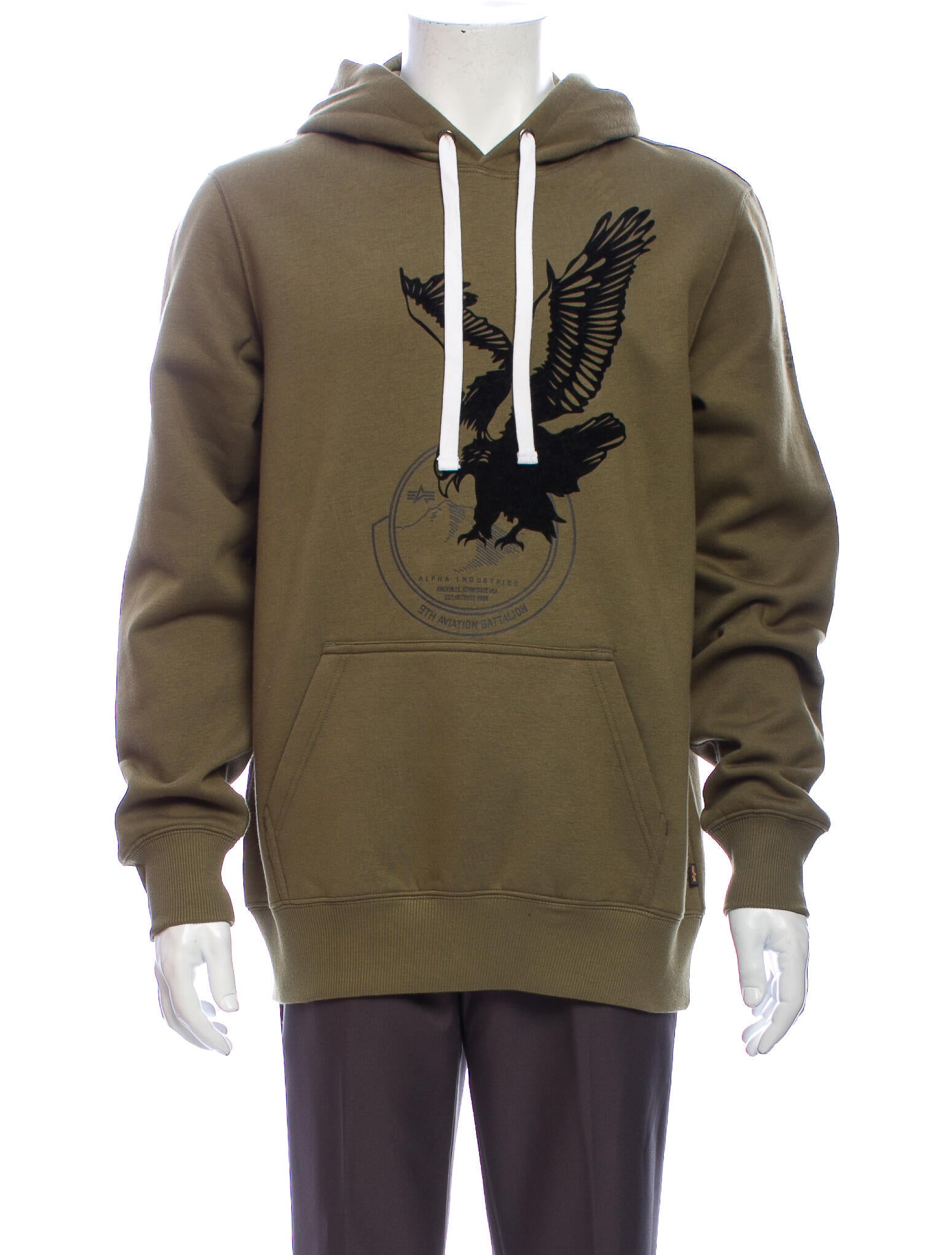 alpha industries hoodie green