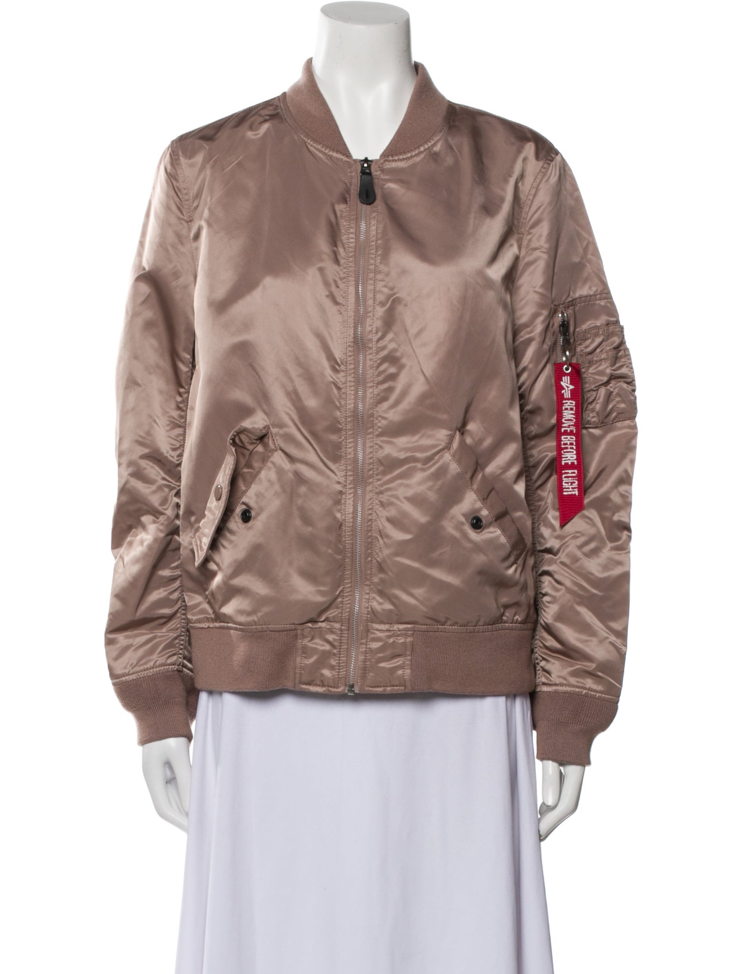 Alpha Industries Nylon Bomber Jacket