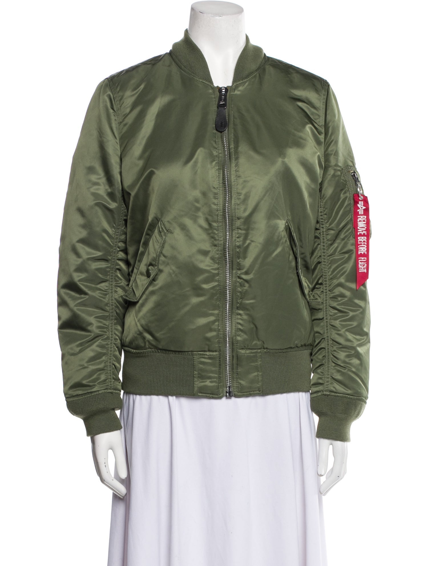 Alpha Industries Nylon Bomber Jacket