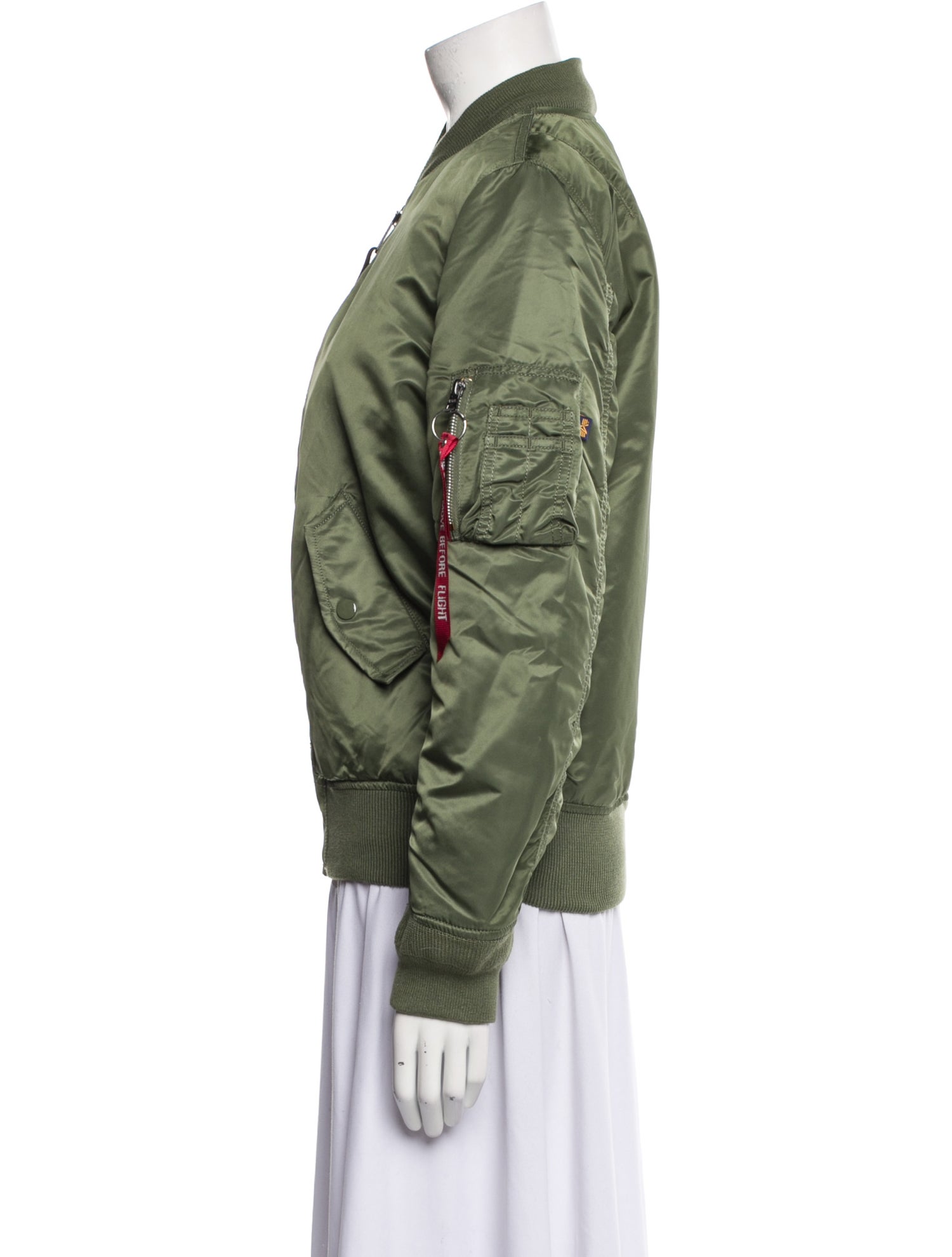 Alpha Industries Nylon Bomber Jacket