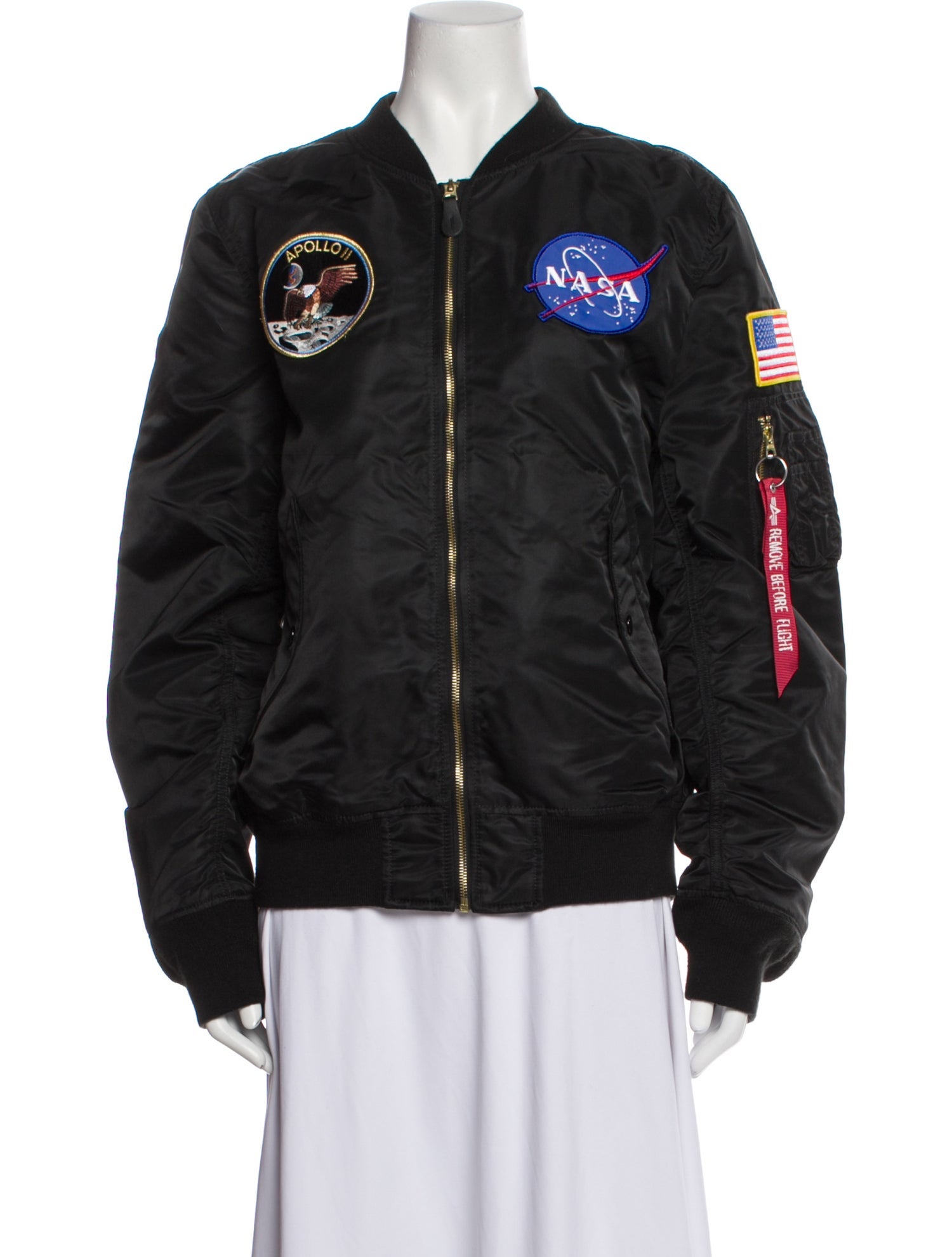 Alpha Industries Nylon Bomber Jacket