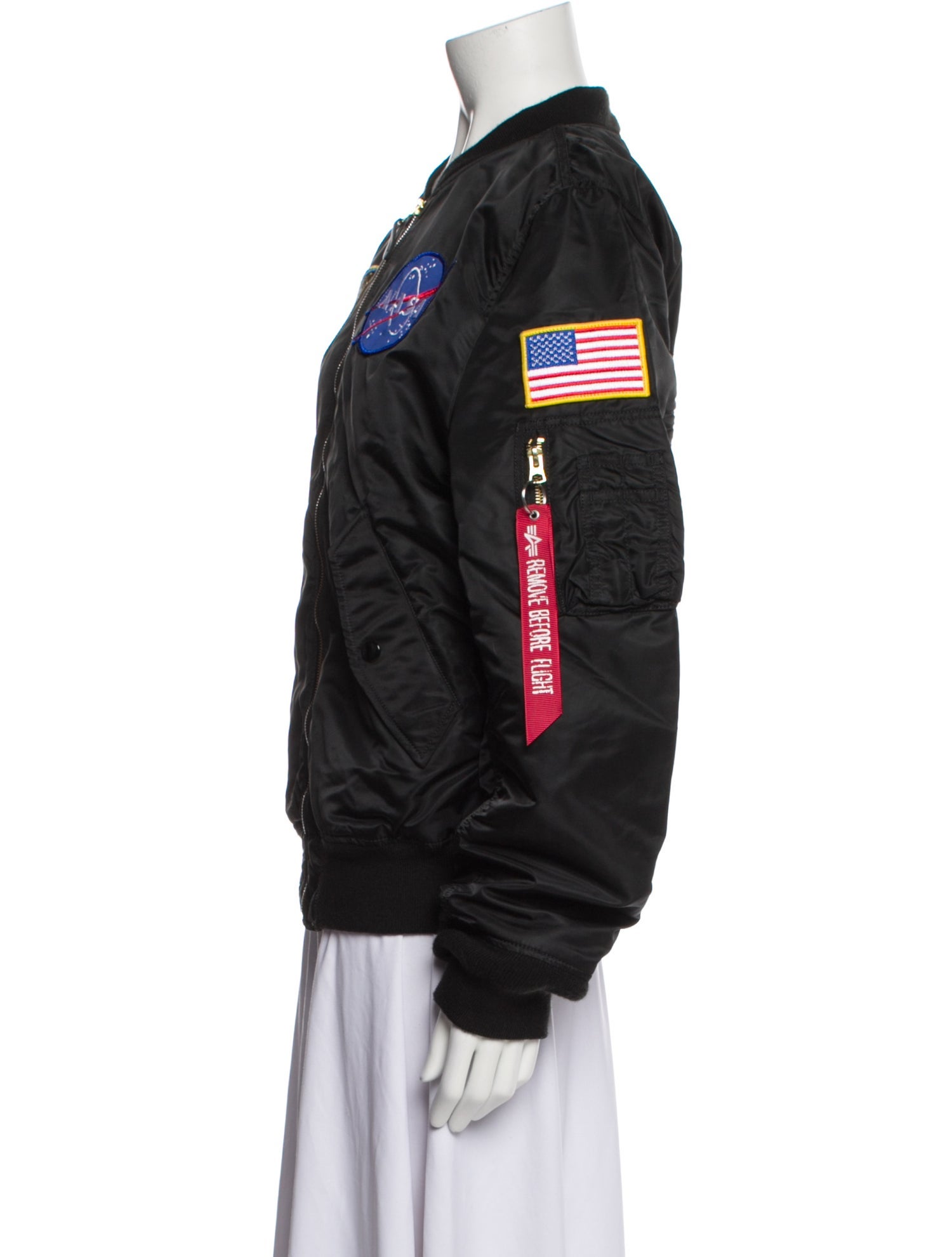 Alpha Industries Nylon Bomber Jacket