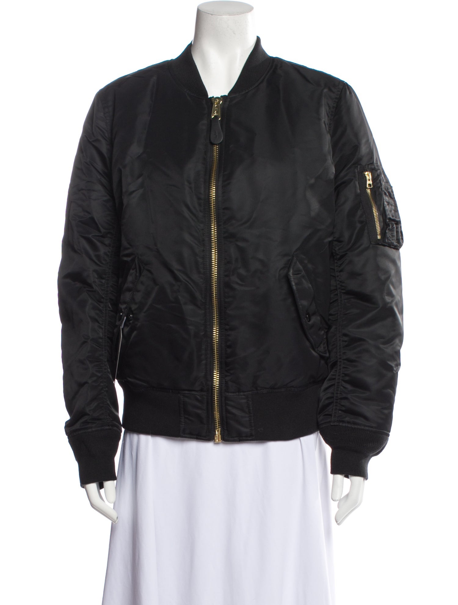 Alpha Industries Nylon Bomber Jacket