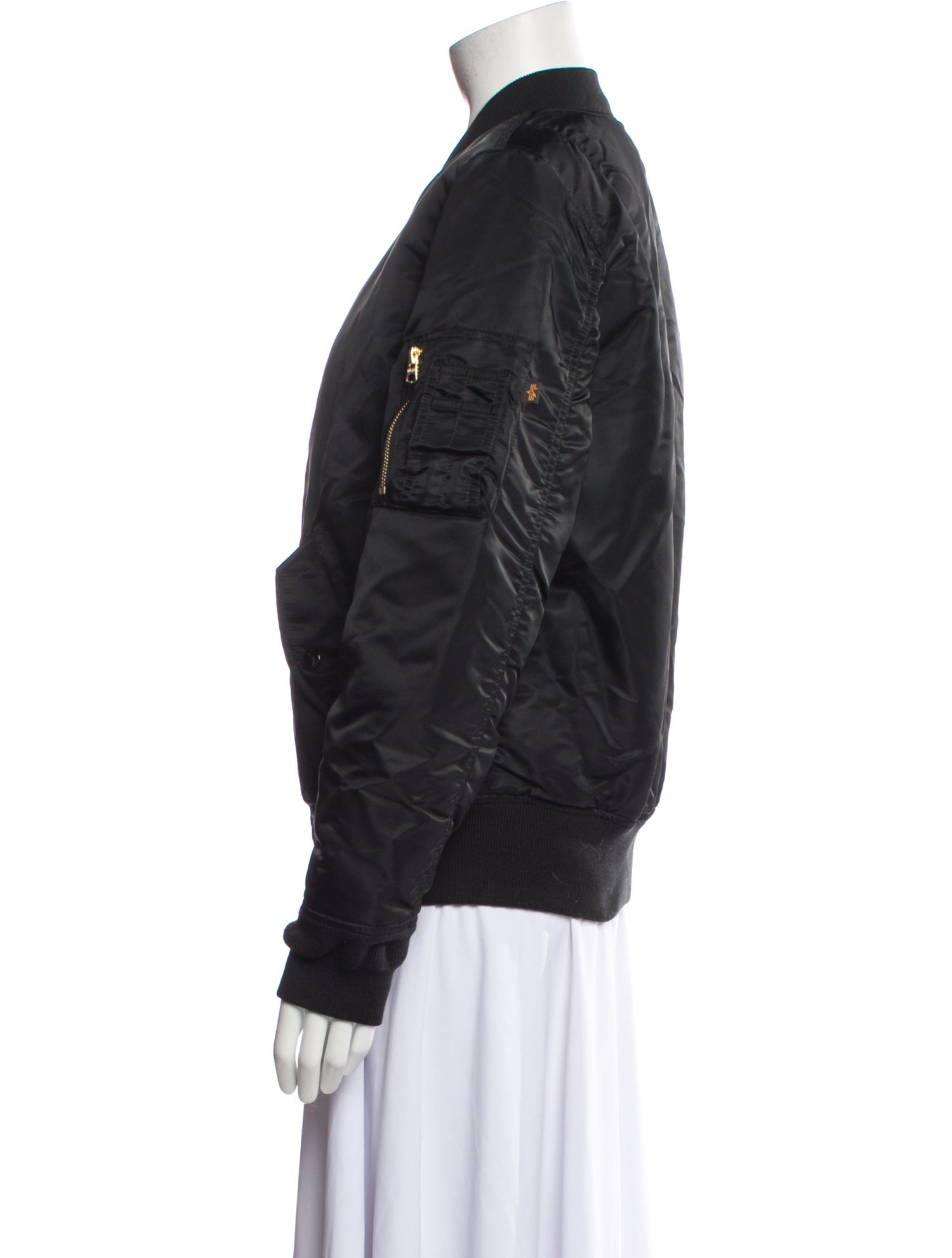 Alpha Industries Nylon Bomber Jacket