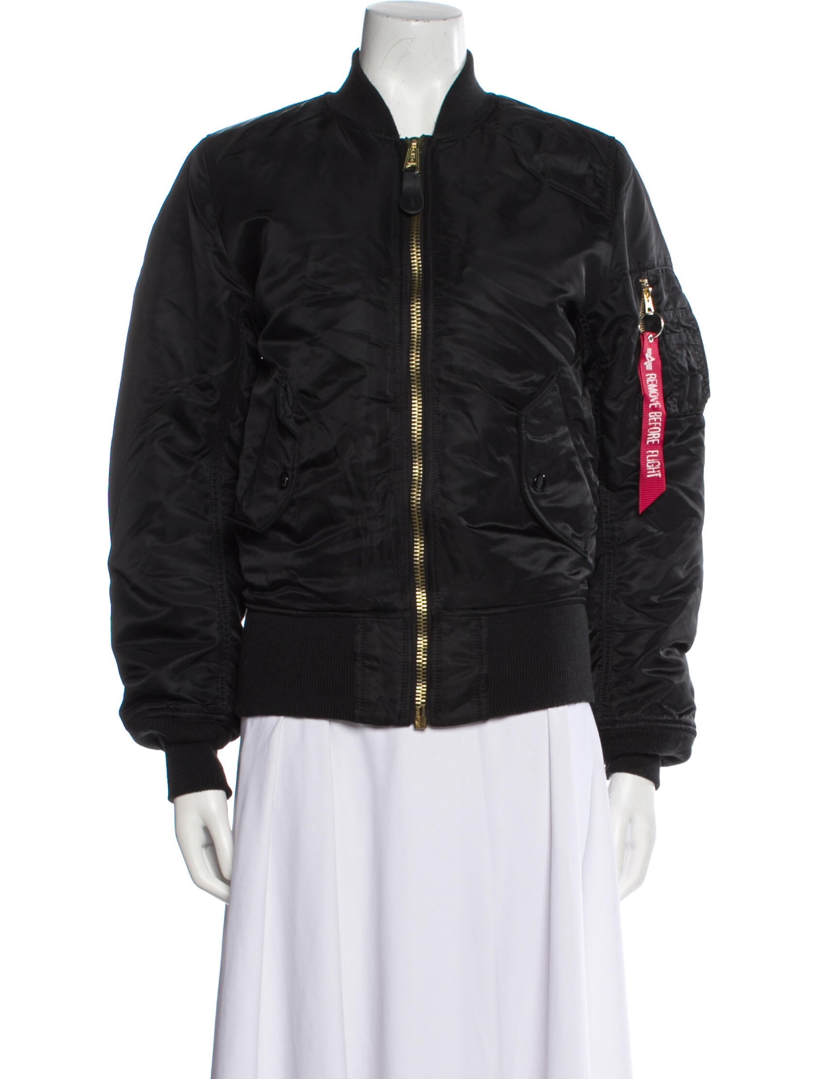 Alpha Industries Nylon Bomber Jacket