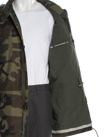 Alpha Industries Camouflage Print Parka