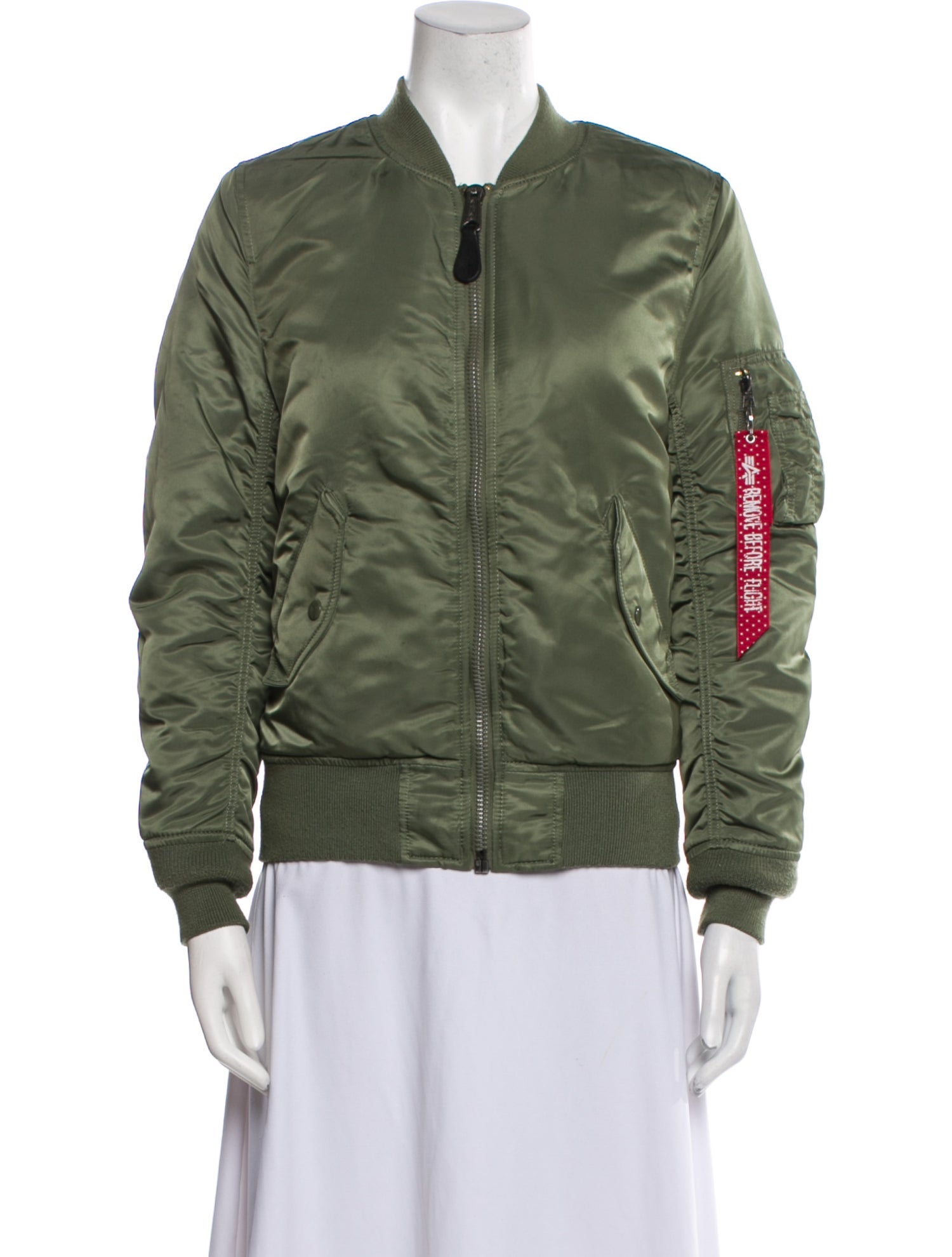 Alpha Industries Nylon Bomber Jacket