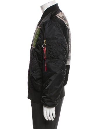 Alpha Industries Graphic Print Bomber Jacket