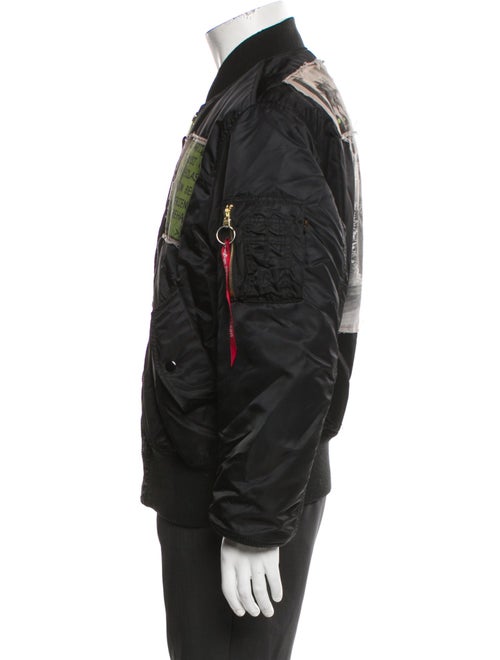 Alpha Industries Graphic Print Bomber Jacket
