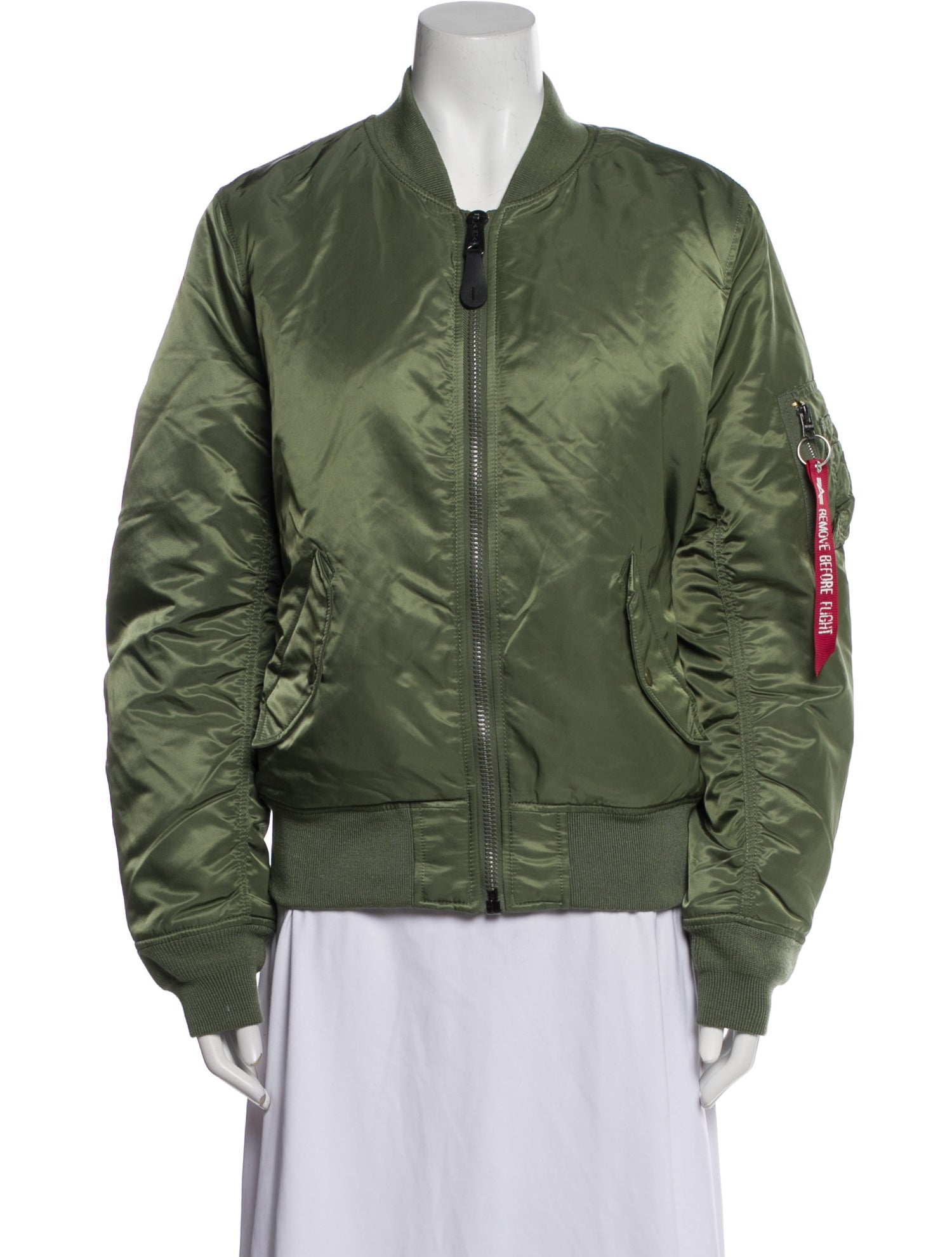 Alpha Industries Nylon Bomber Jacket