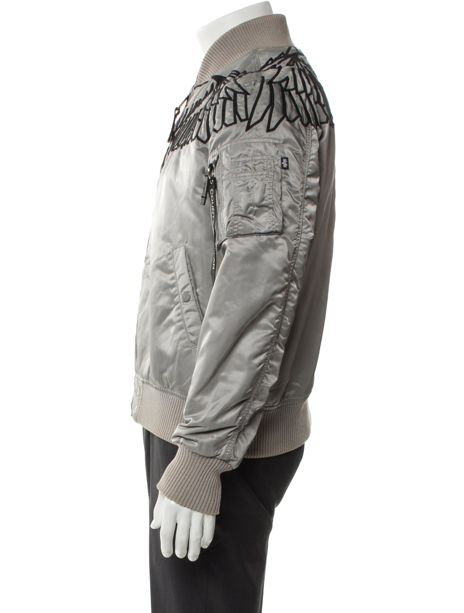 Marcelo Burlon x Alpha Industries Graphic Print Windbreaker