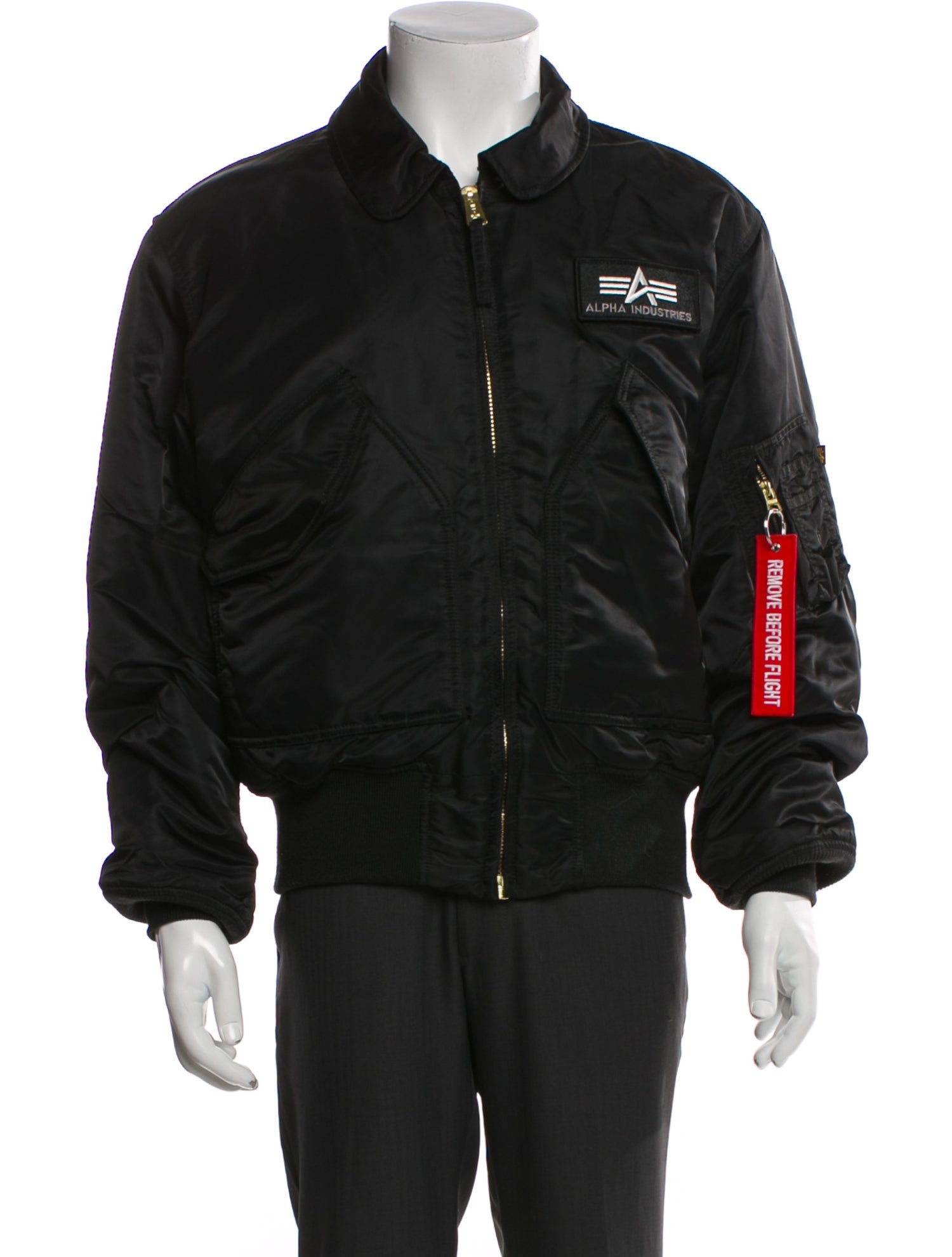 Alpha Industries Graphic Print Bomber Jacket