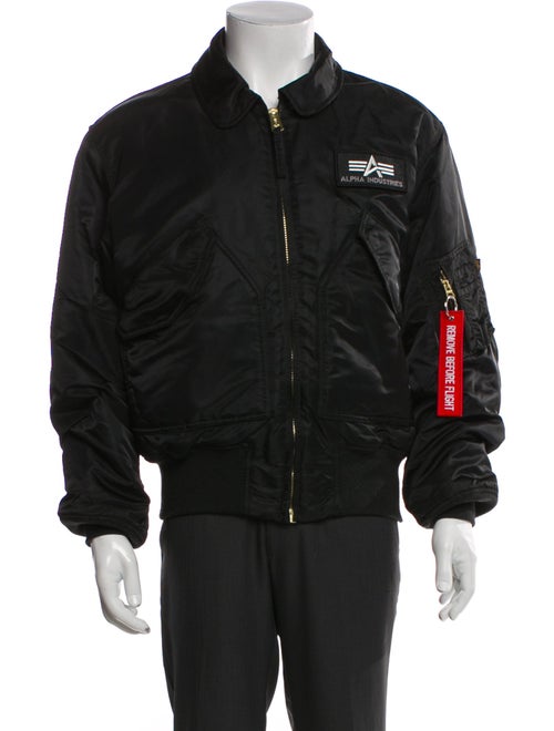 Alpha Industries Graphic Print Bomber Jacket