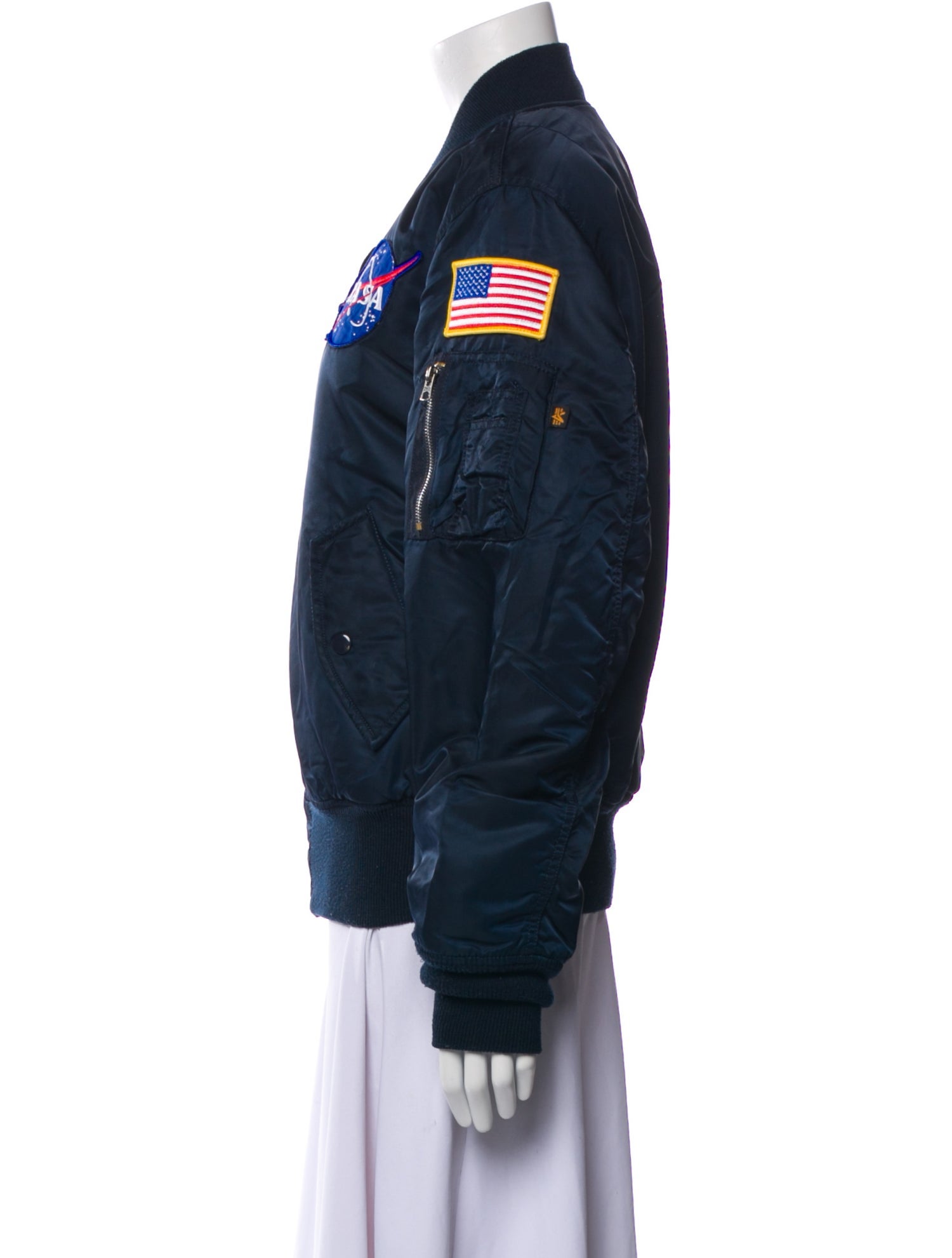 Alpha Industries Graphic Print Bomber Jacket