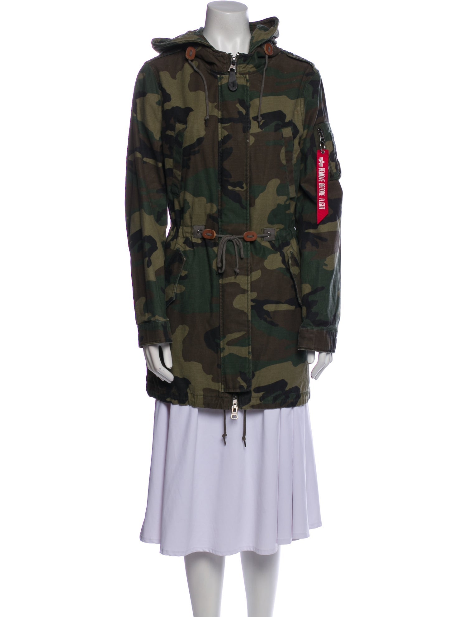 Alpha Industries Camouflage Print Parka