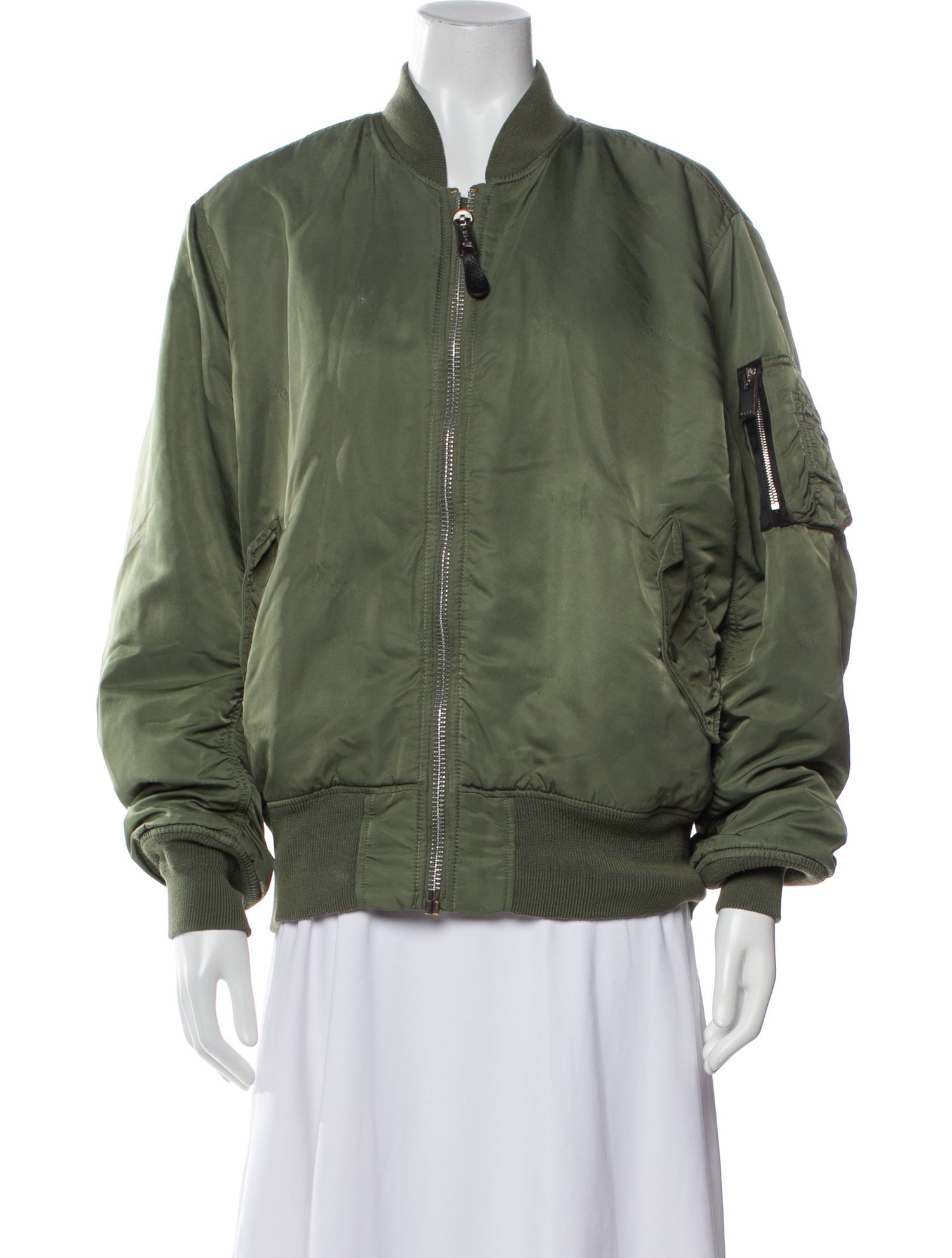 Alpha Industries Nylon Bomber Jacket