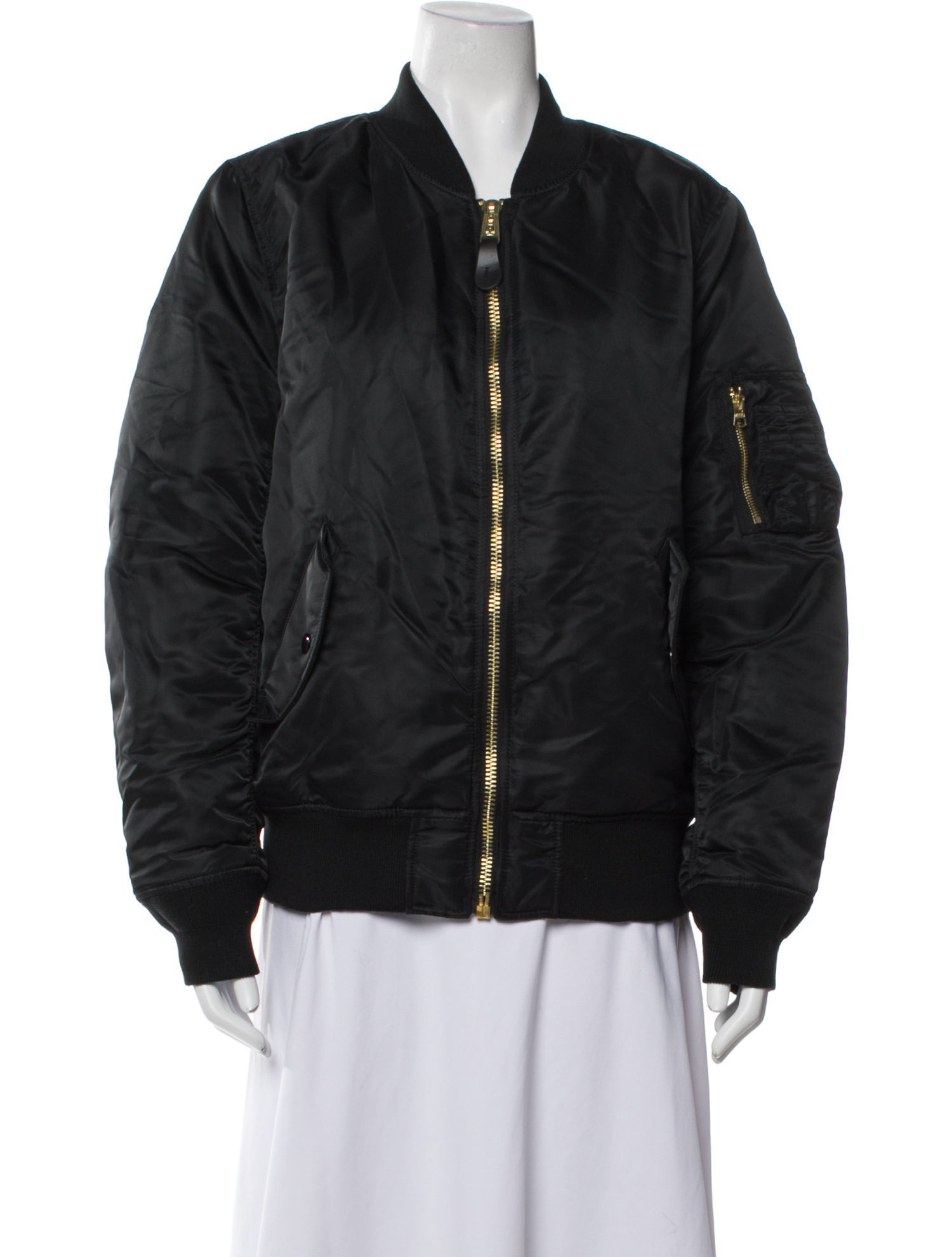 Alpha Industries Nylon Bomber Jacket