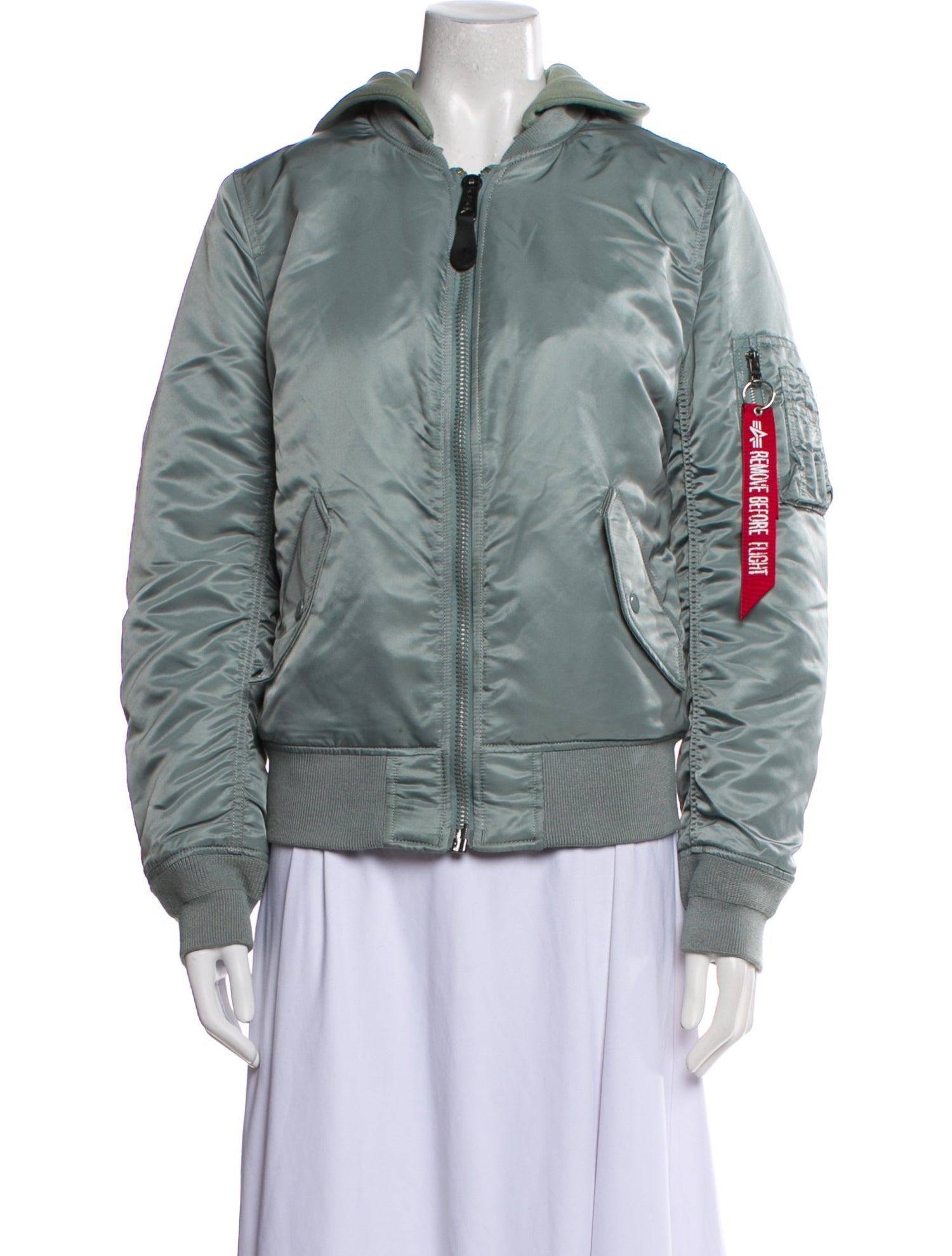 Alpha Industries Nylon Bomber Jacket