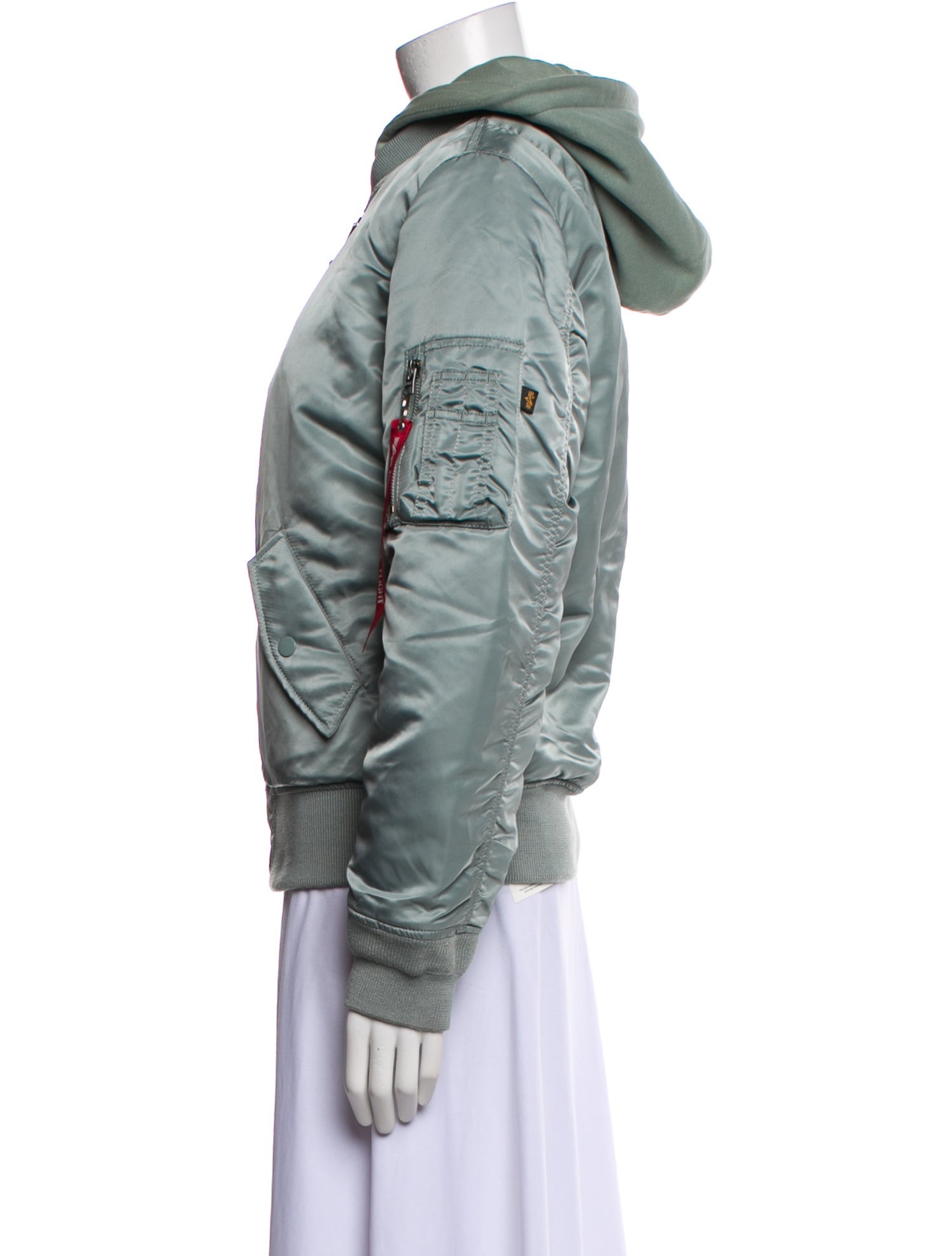 Alpha Industries Nylon Bomber Jacket