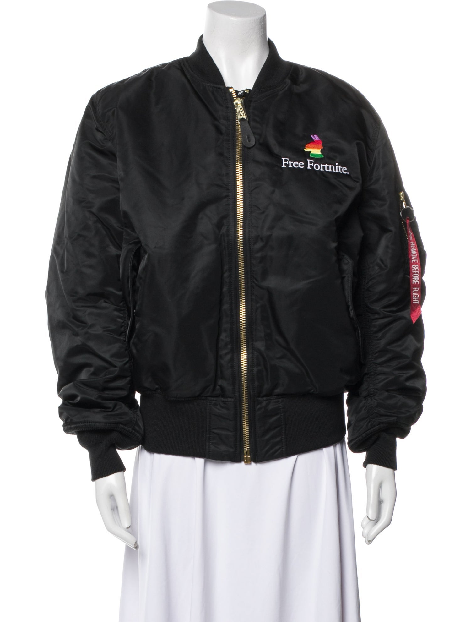 Alpha Industries Nylon Bomber Jacket