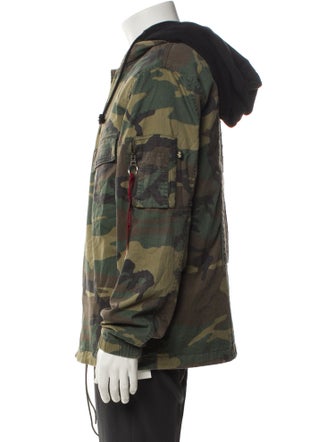 Alpha Industries Camouflage Print Utility Jacket