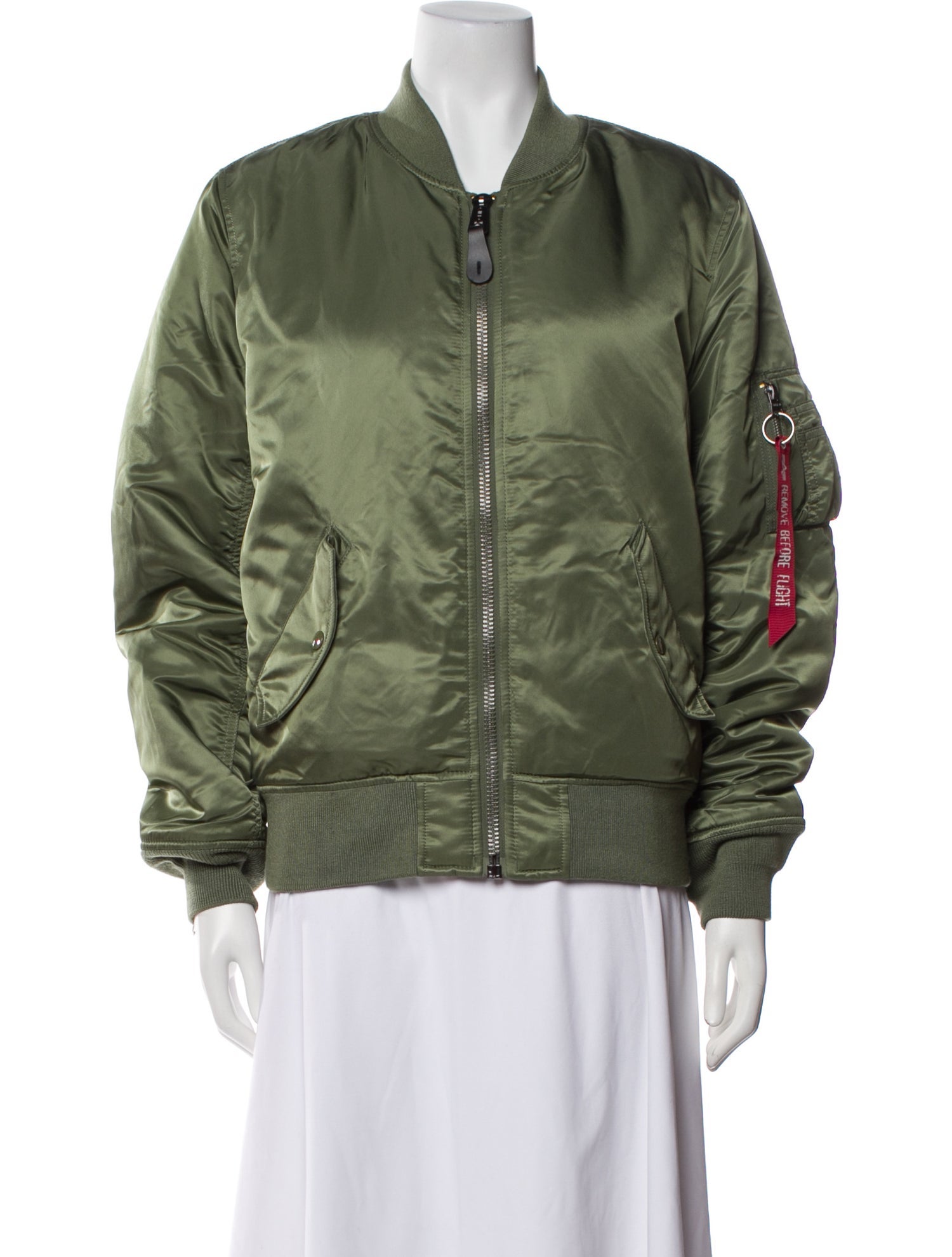 Alpha Industries Nylon Bomber Jacket