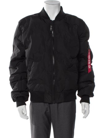 Alpha Industries Graphic Print Bomber Jacket