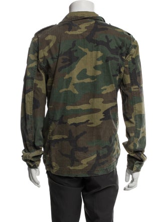 Alpha Industries Camouflage Print Utility Jacket