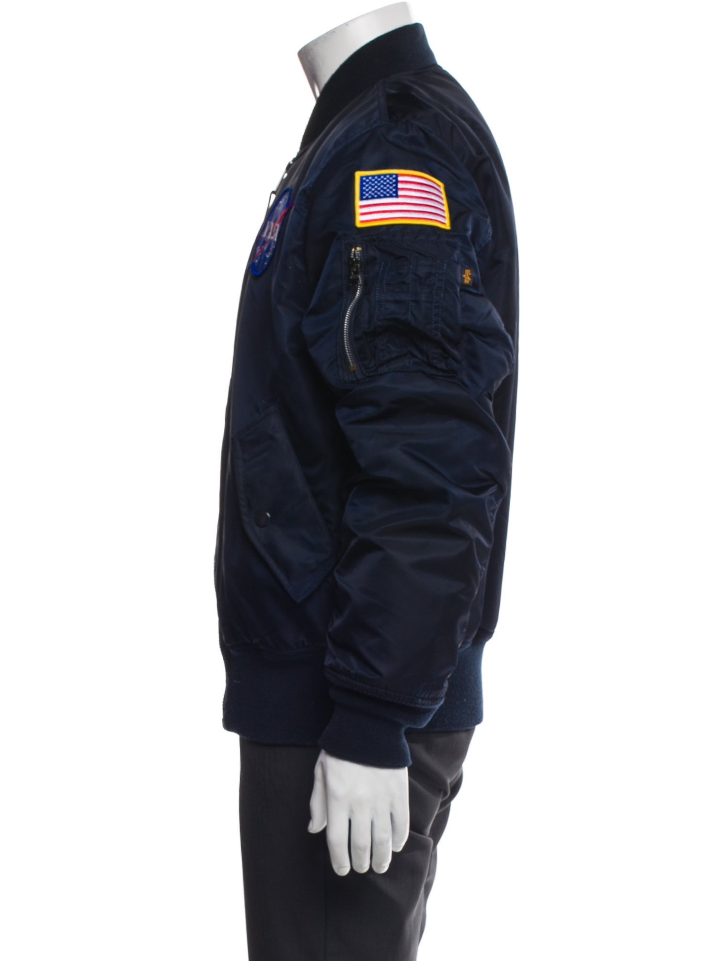 Alpha Industries Graphic Print Bomber Jacket