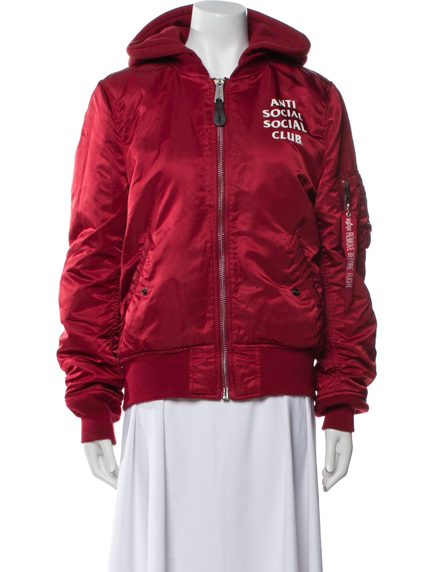 Alpha Industries Nylon Bomber Jacket