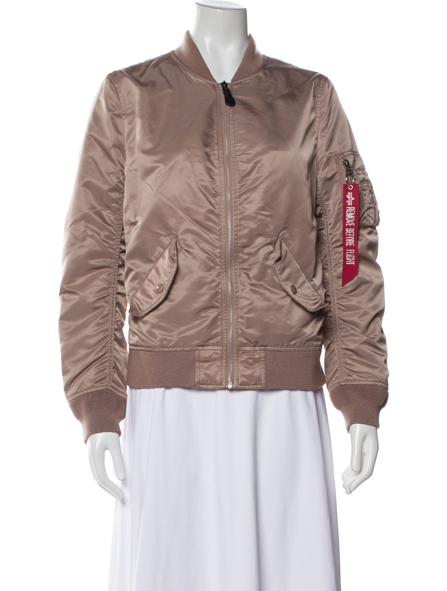 Alpha Industries Nylon Bomber Jacket