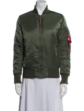 Alpha Industries Nylon Bomber Jacket