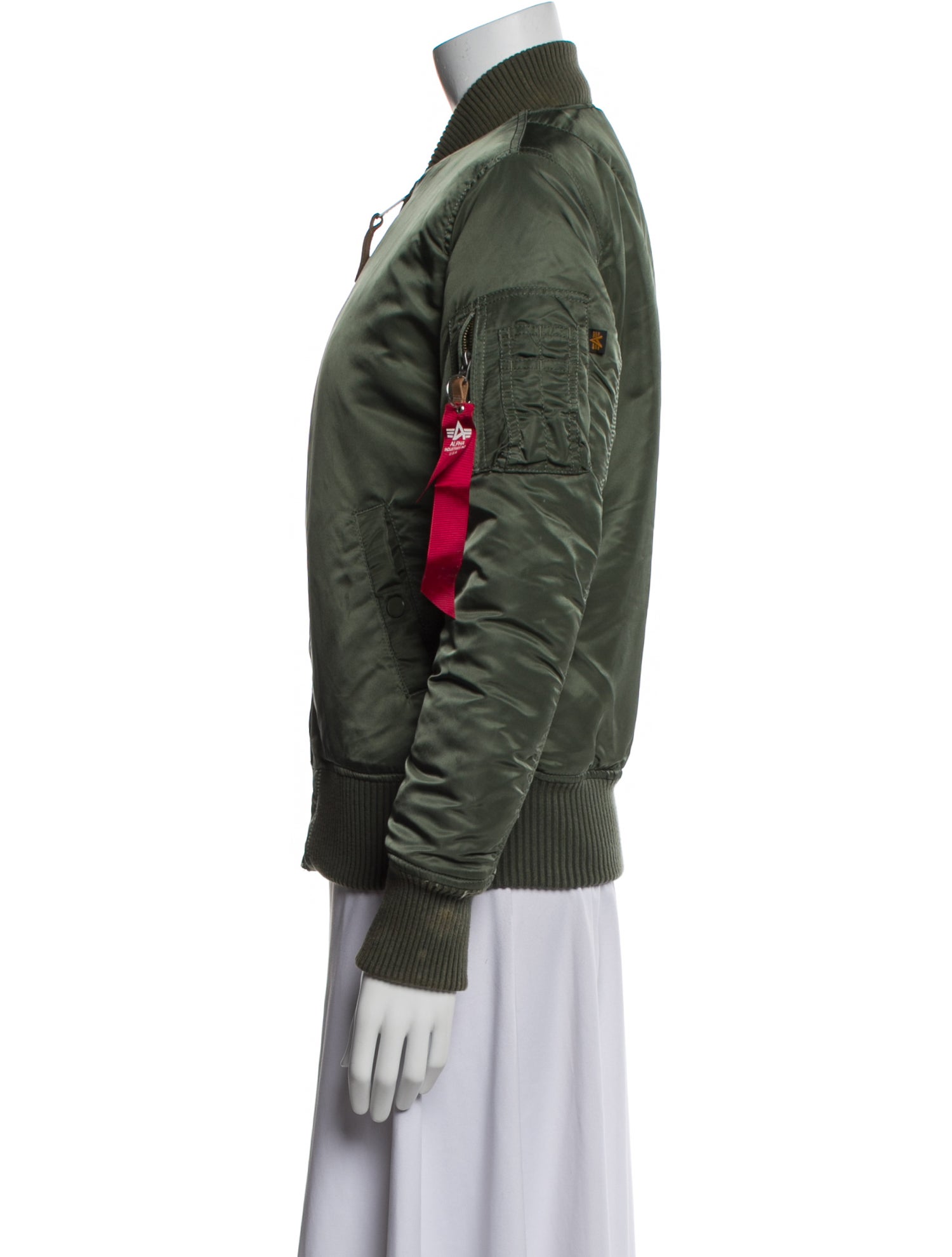 Alpha Industries Nylon Bomber Jacket