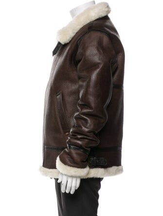 Alpha Industries Leather Moto Jacket