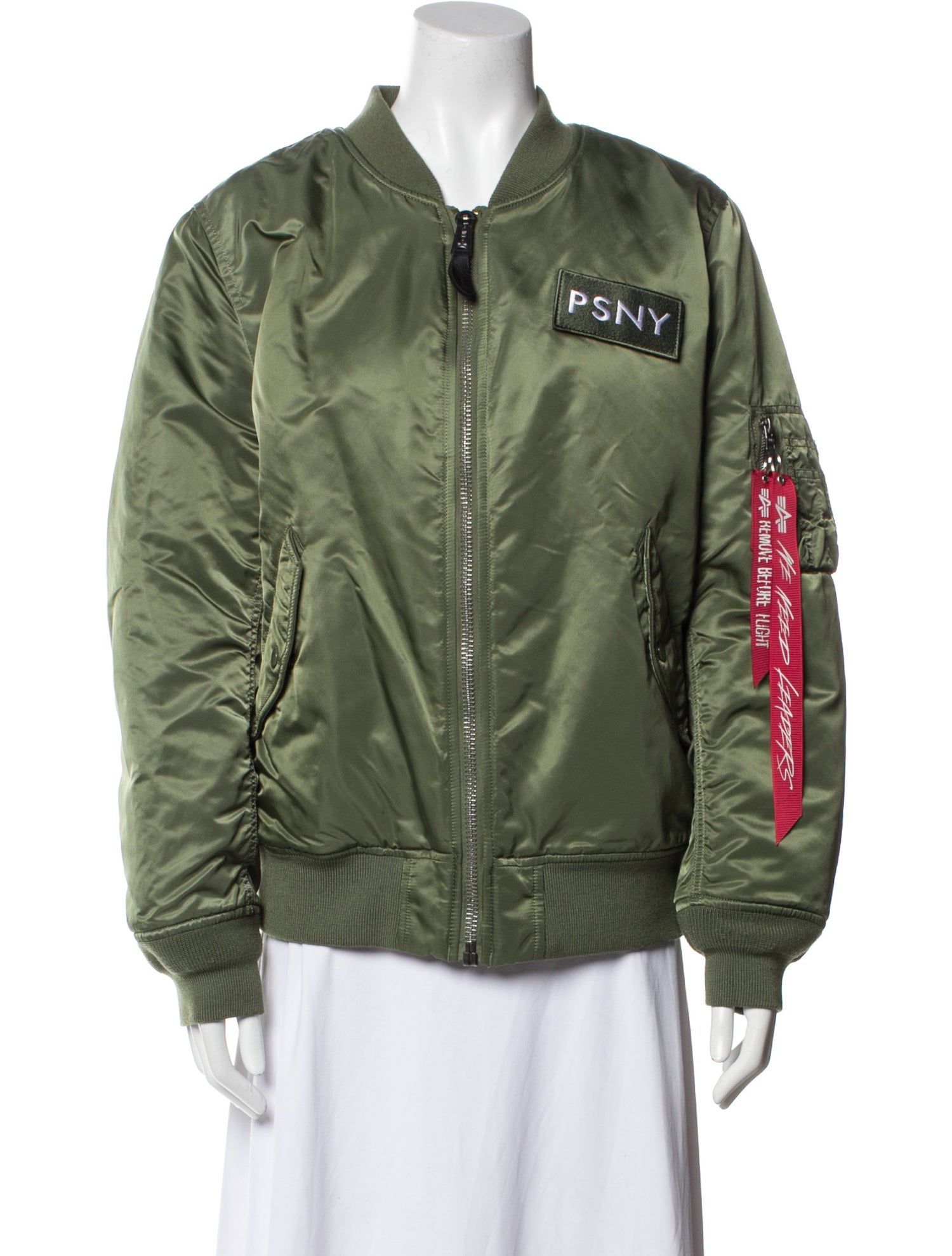 Alpha Industries Nylon Bomber Jacket