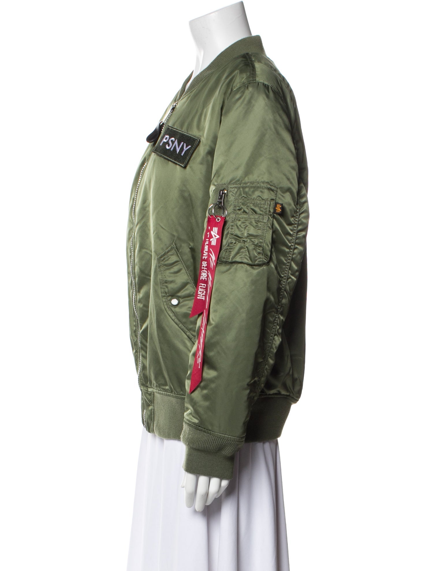 Alpha Industries Nylon Bomber Jacket
