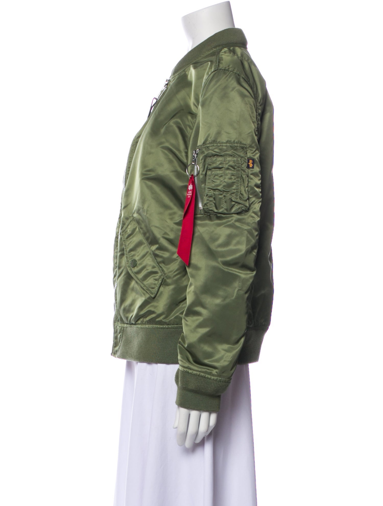 Alpha Industries Nylon Bomber Jacket