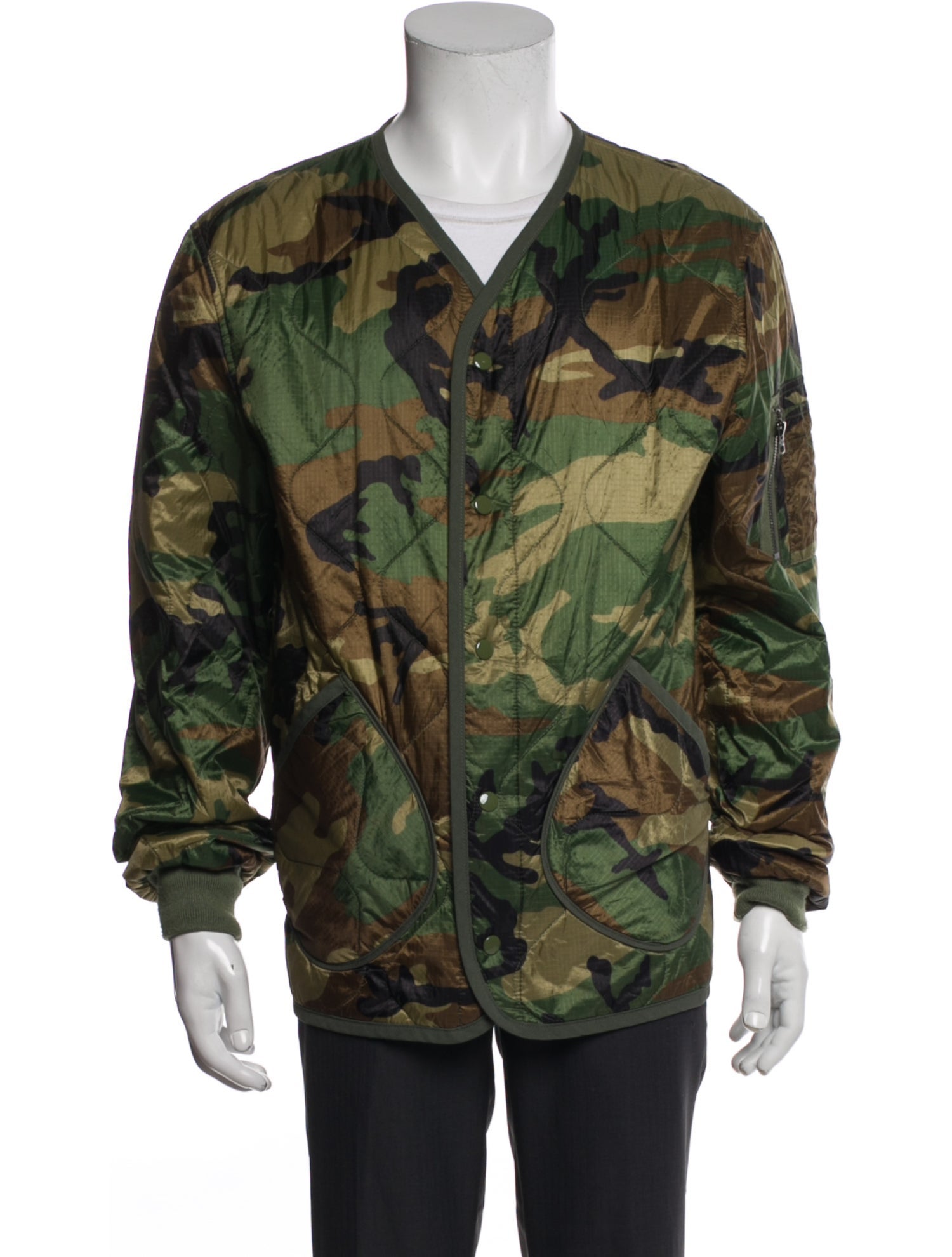 Alpha Industries Camouflage Print Utility Jacket