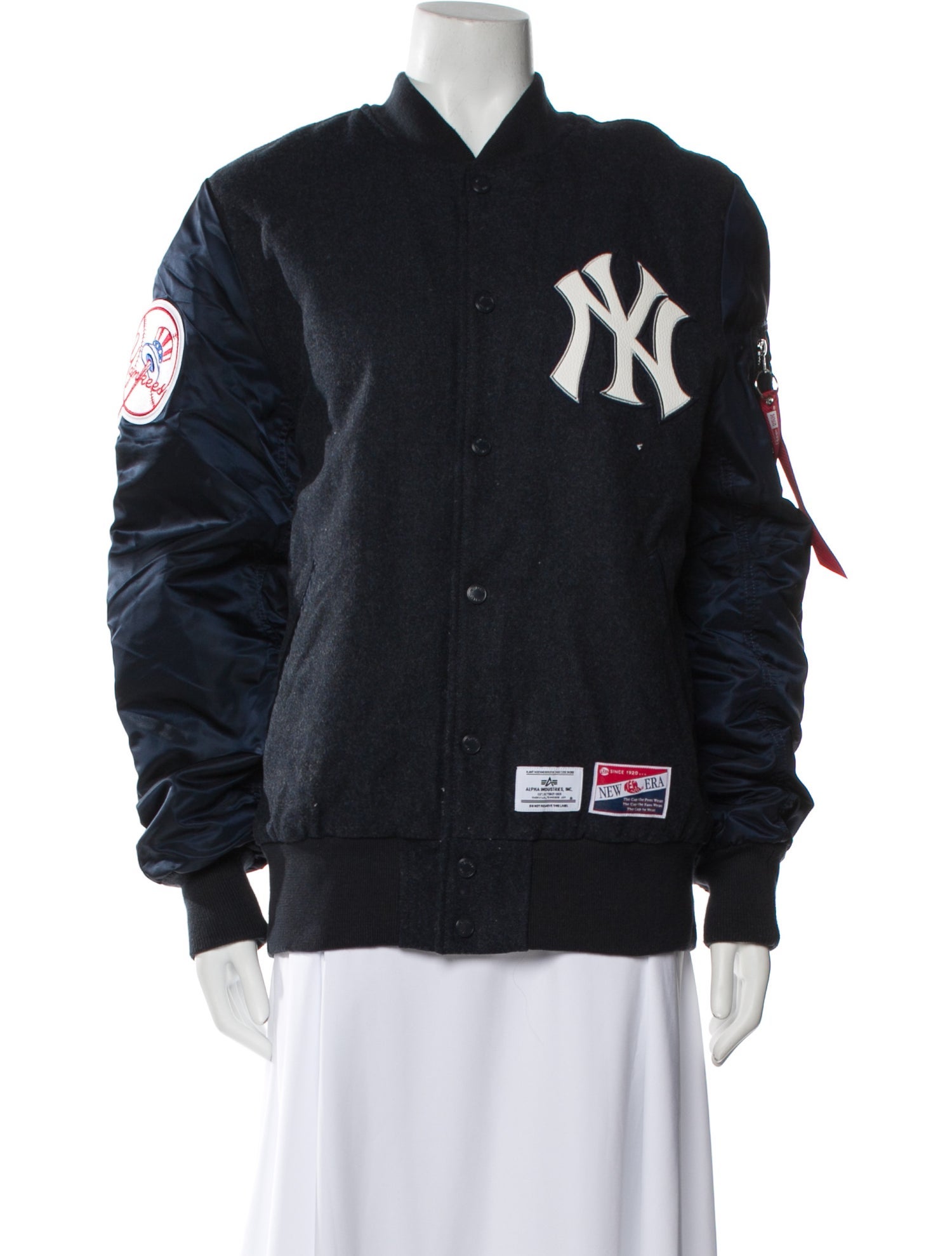 Alpha Industries Wool Printed Bomber Jacket