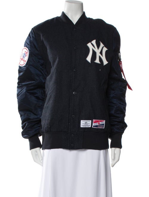 Alpha Industries Wool Printed Bomber Jacket