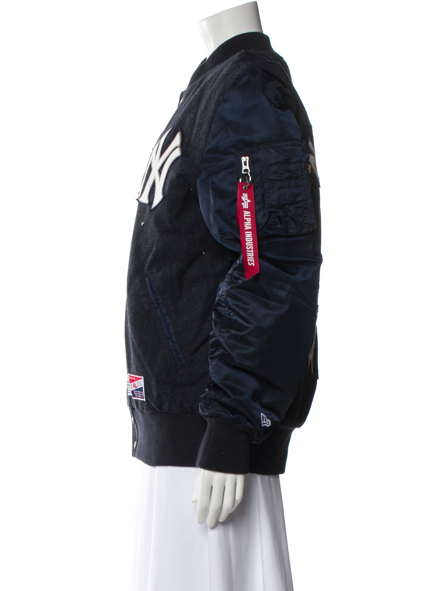 Alpha Industries Wool Printed Bomber Jacket