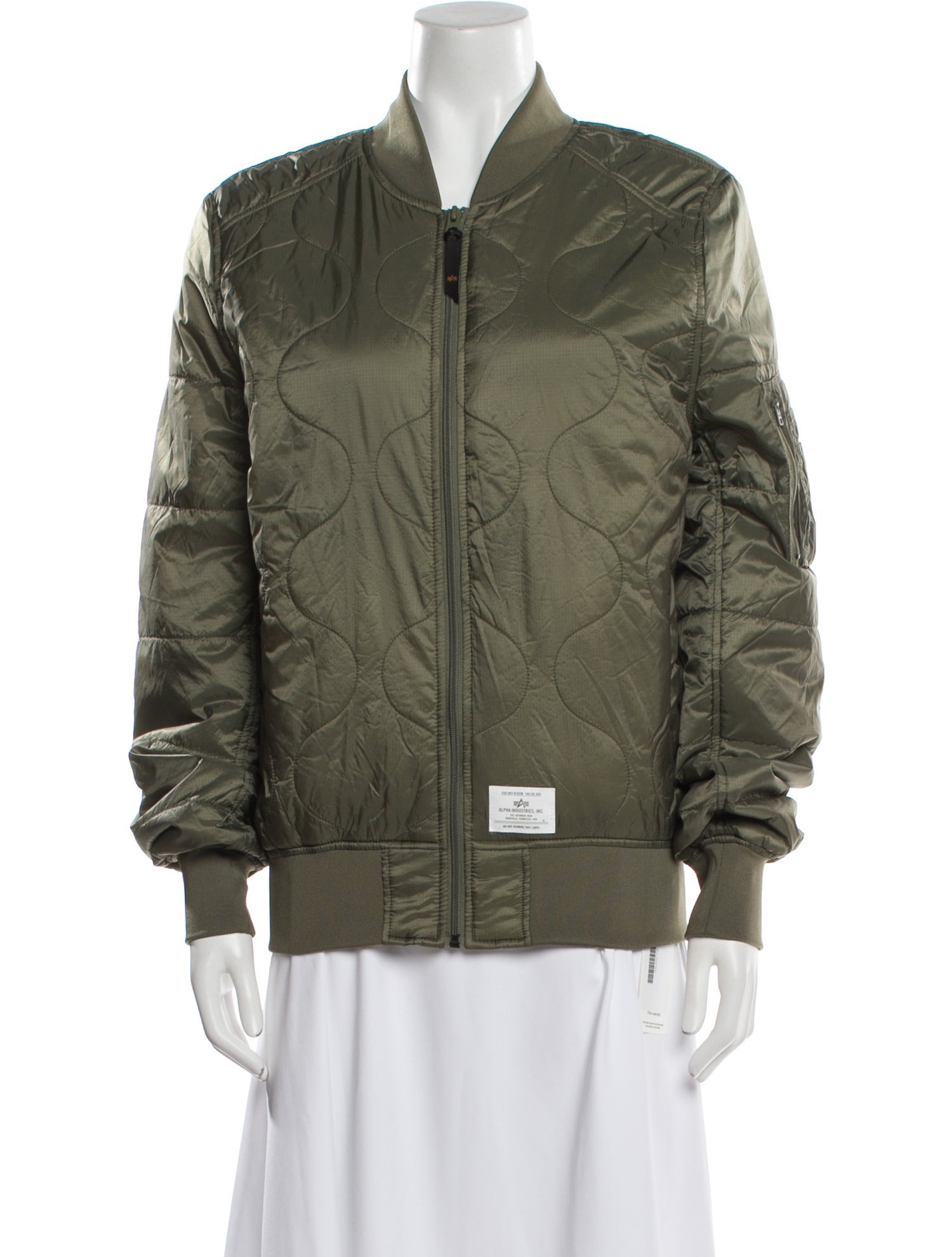 Alpha Industries Nylon Bomber Jacket