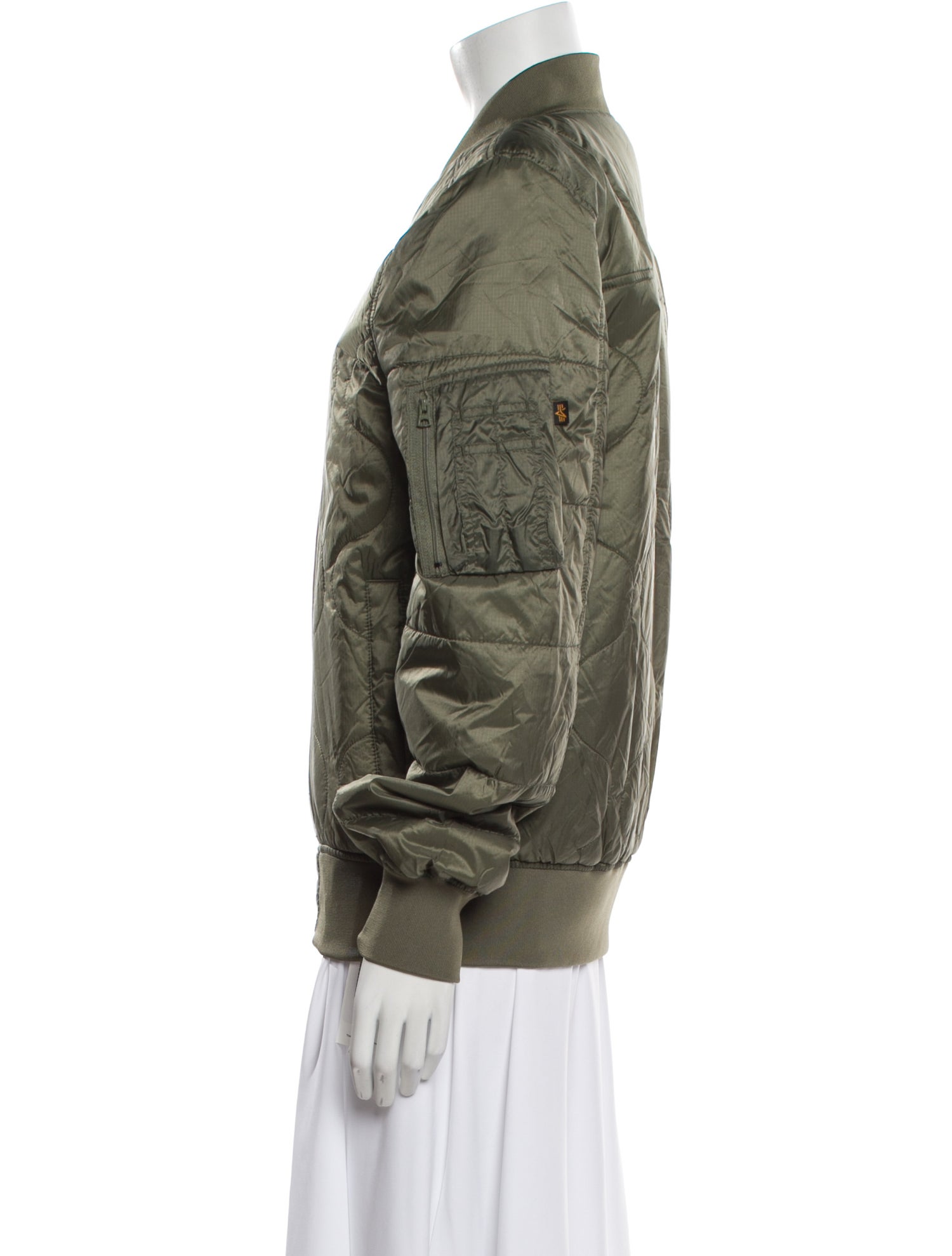 Alpha Industries Nylon Bomber Jacket