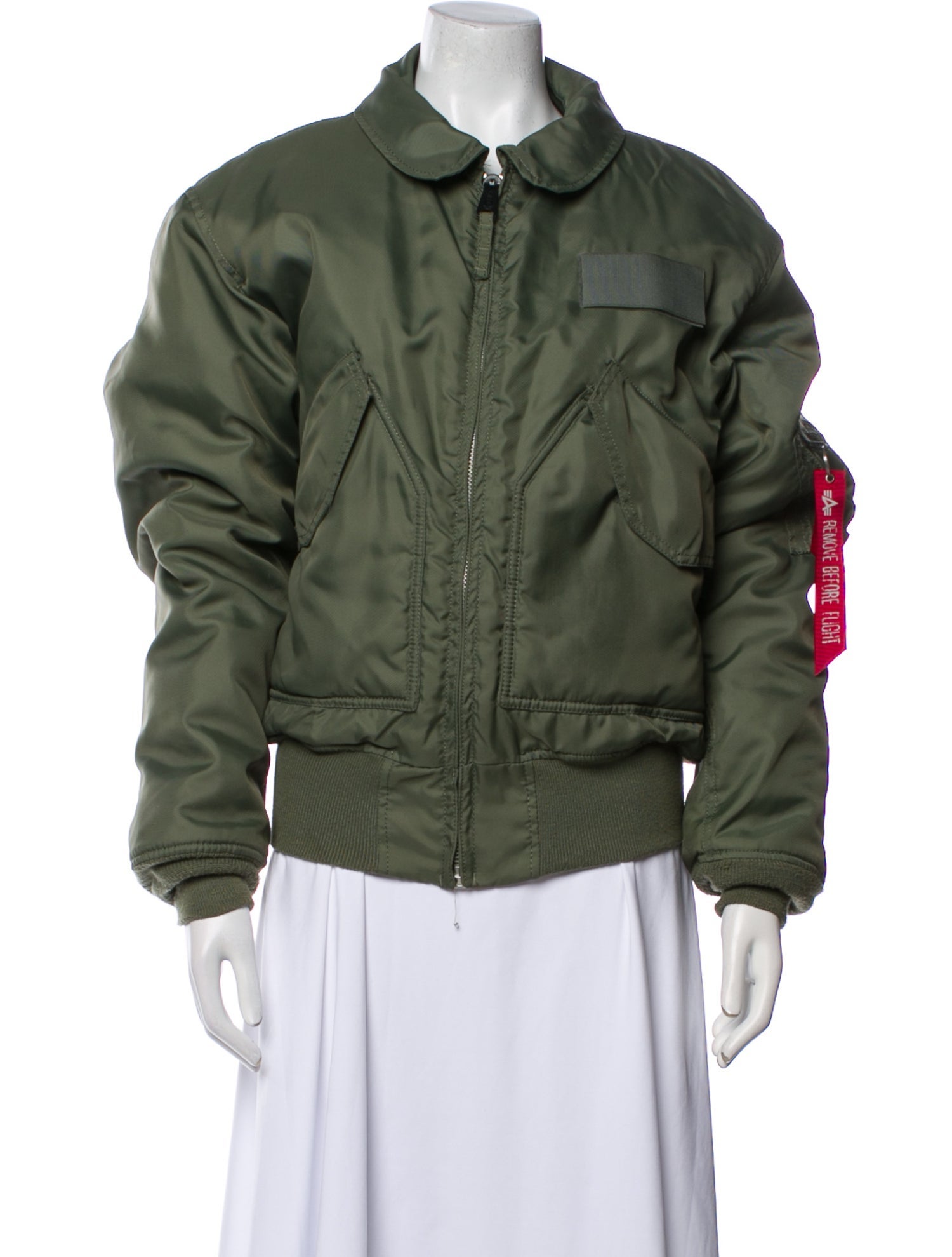 Alpha Industries Nylon Bomber Jacket