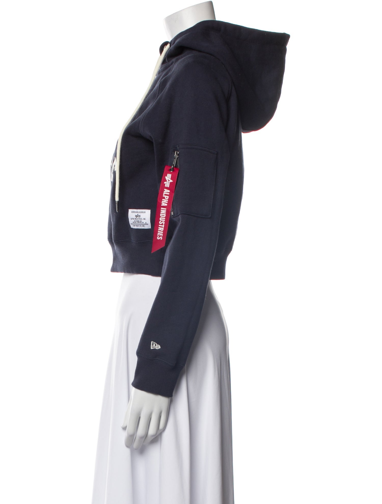 Alpha Industries Graphic Print Mock Neck Sweatshirt